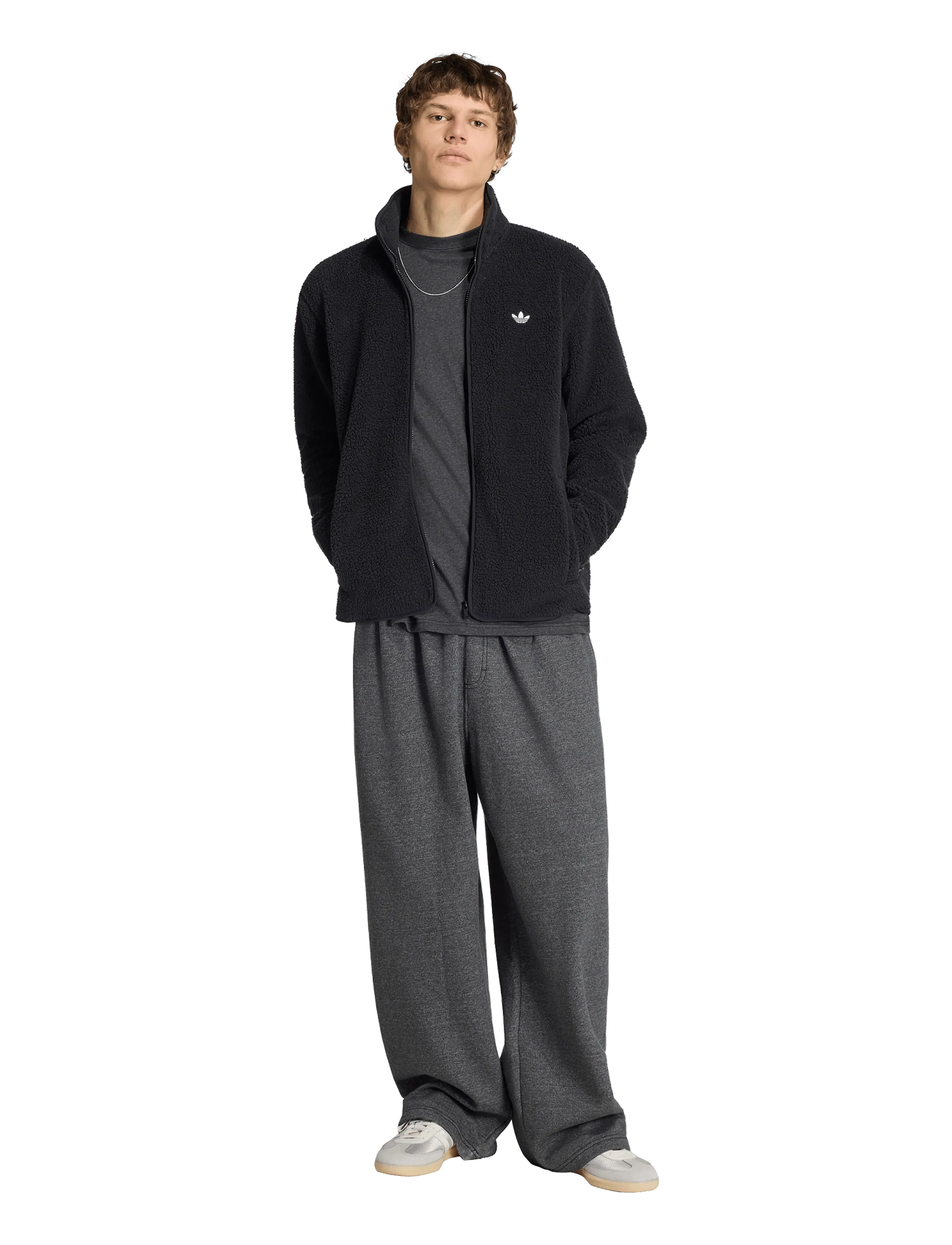 adidas Originals - ESS JKT - fleece & mellanlager - black - 4