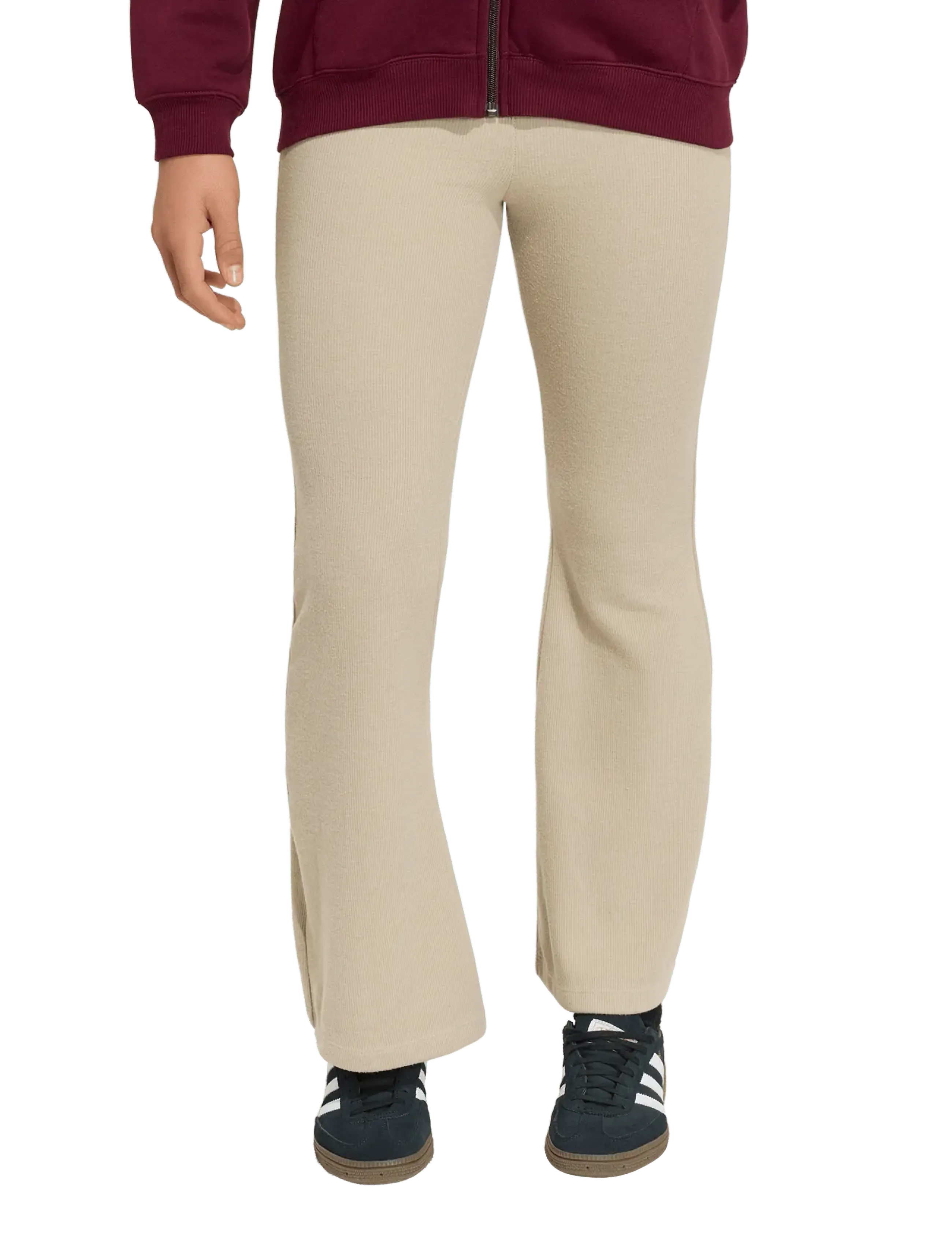 adidas Originals Flared Pants, Flared Bukser, Beige, Str: 152