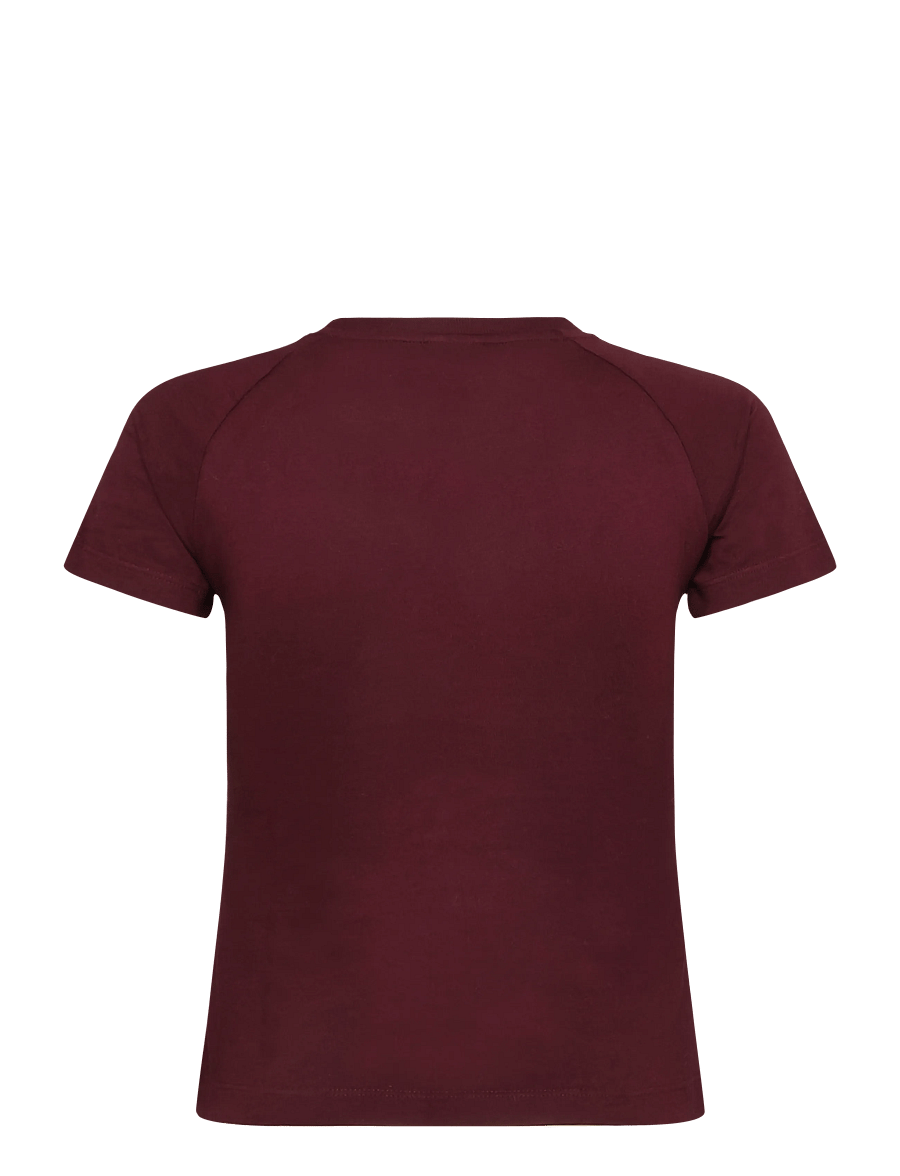 adidas Originals - ESS SLIM TEE - t-shirts - maroon - 1
