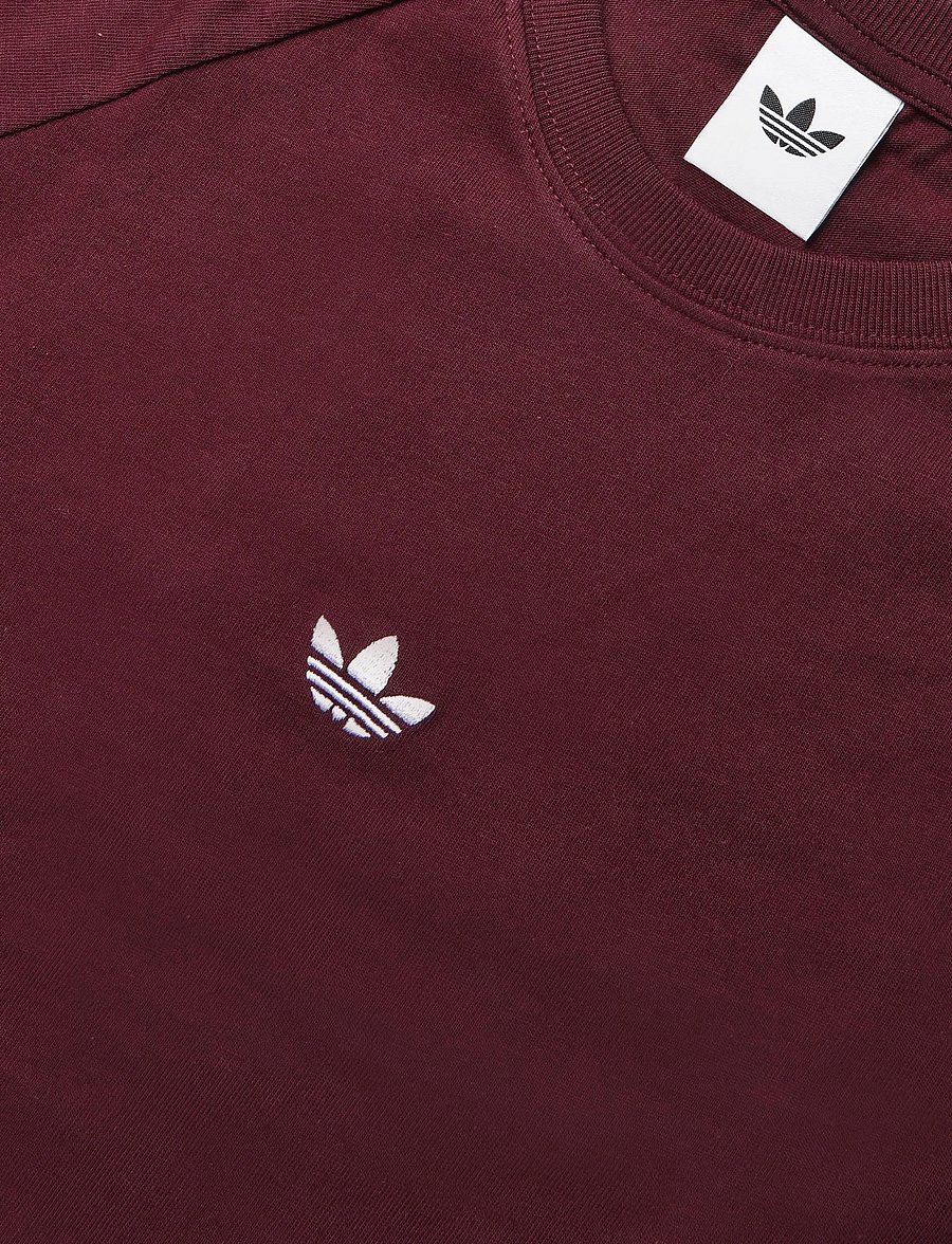 adidas Originals - ESS SLIM TEE - t-shirts - maroon - 2