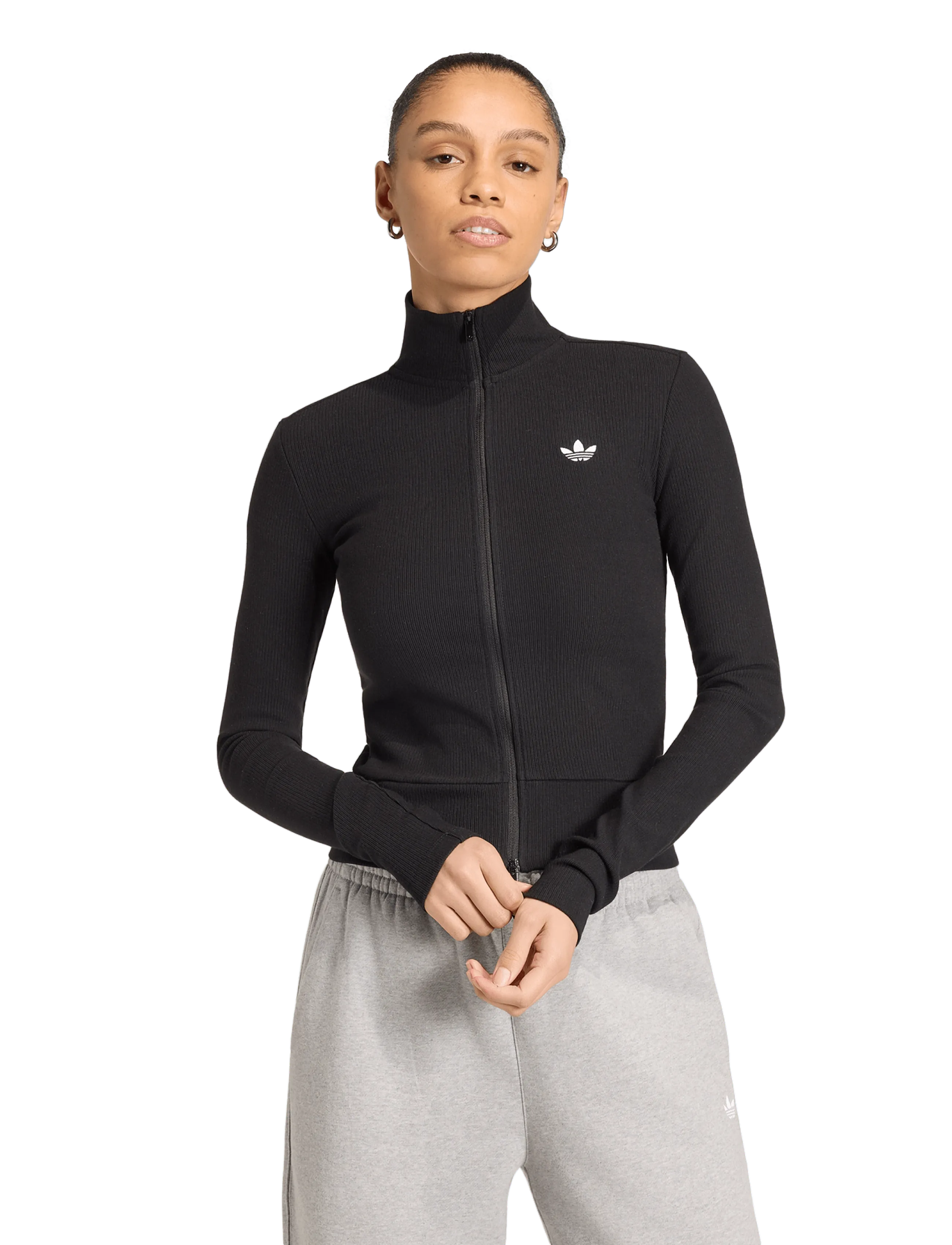 adidas Originals - ESS RIB FZ TT - black - 2