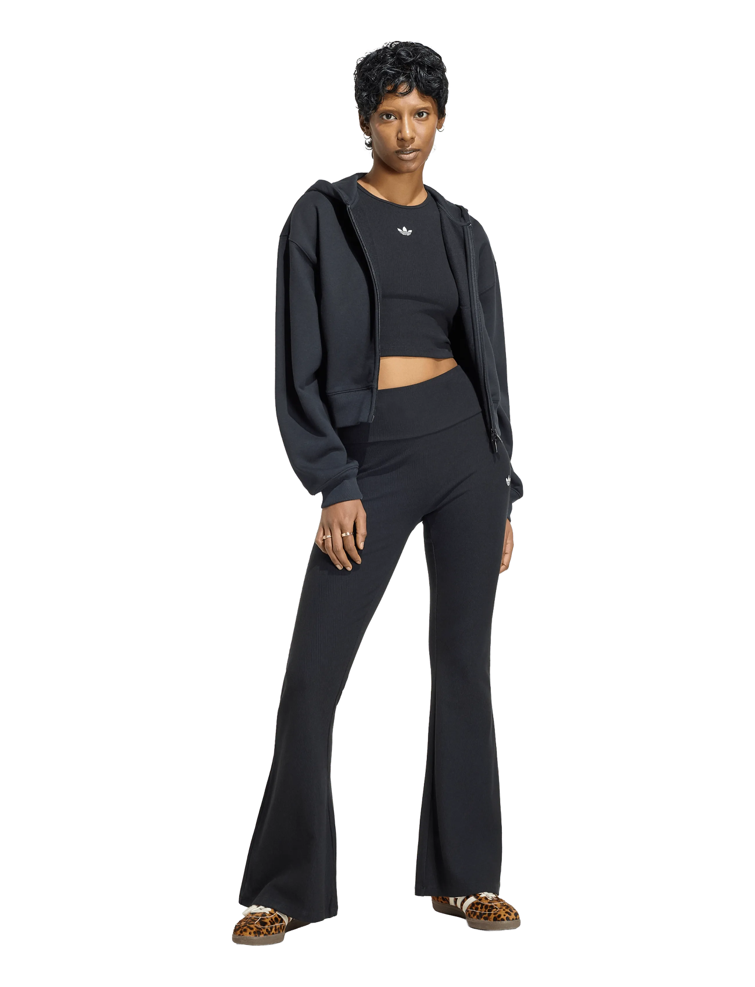 adidas Originals - ESS FL LEGGINGS - tights - black - 4