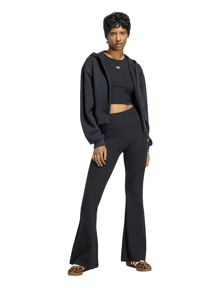 adidas Originals - ESS FL LEGGINGS - tights - black - 4