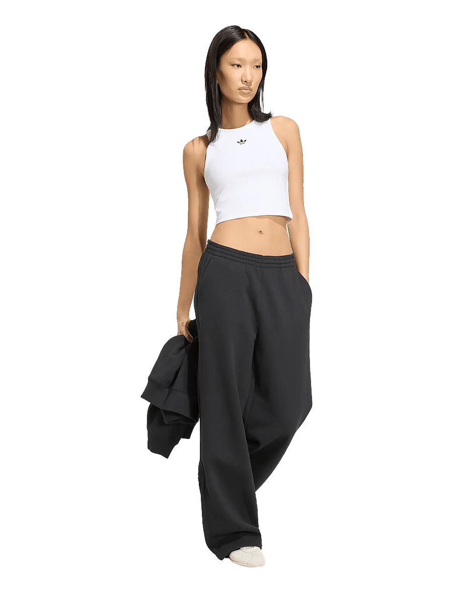 adidas Originals - ESS FL WL PANTS - trainingshosen - black - 0