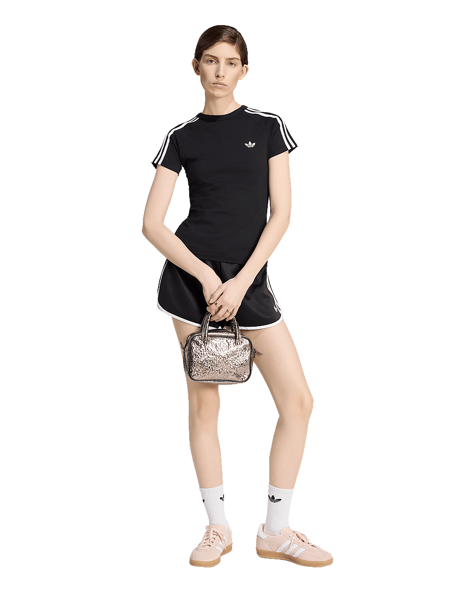 adidas Originals - 3S SPRNTR SHORT - shorts - black/white - 0