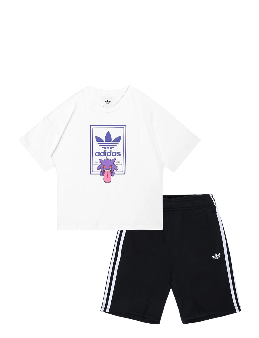 adidas Originals - LOOSE SET - sets mit kurzärmeligem t-shirt - white/black - 1
