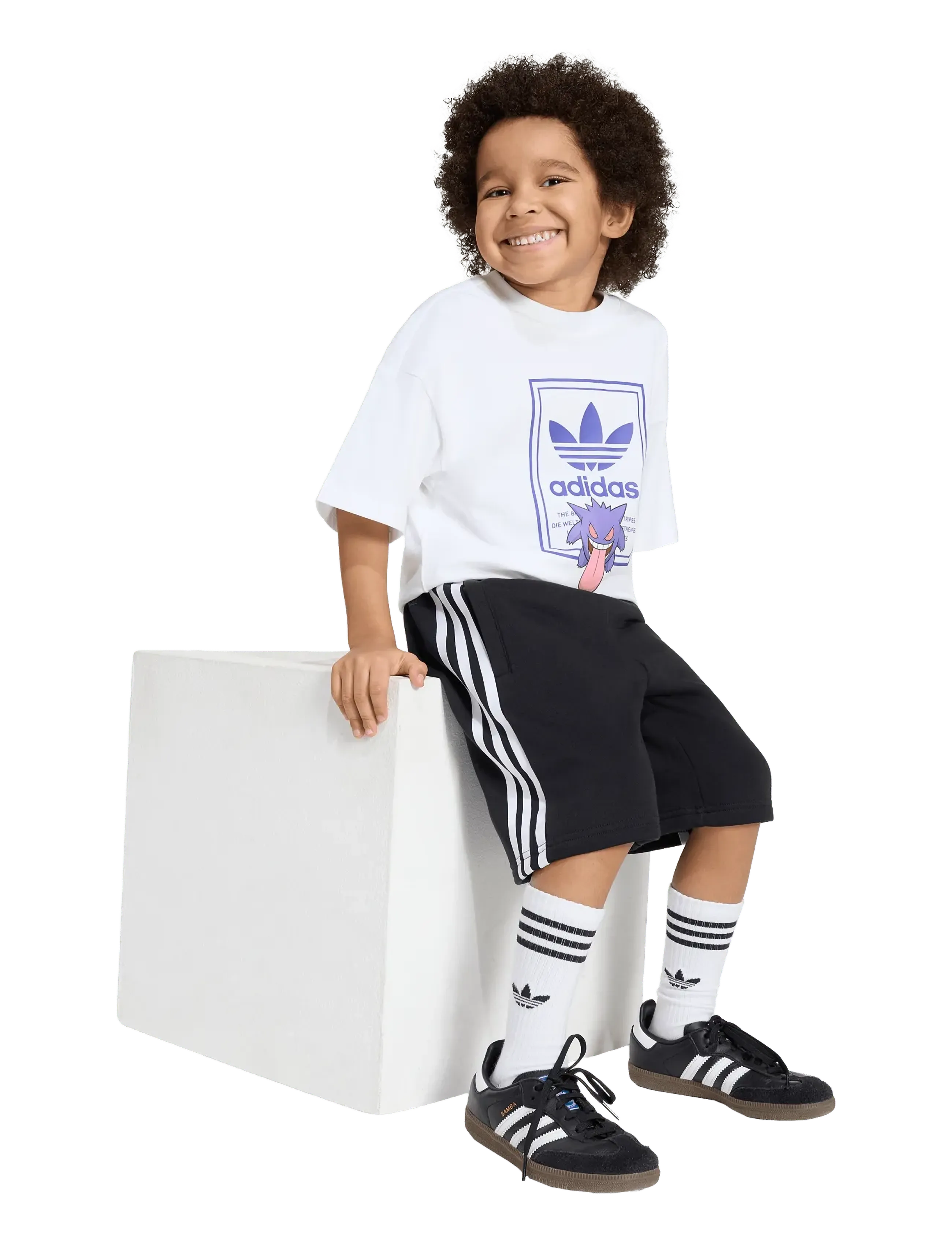 adidas Originals LOOSE SET - Sets with short-sleeved t-shirt - WHITE/BLACK / white
