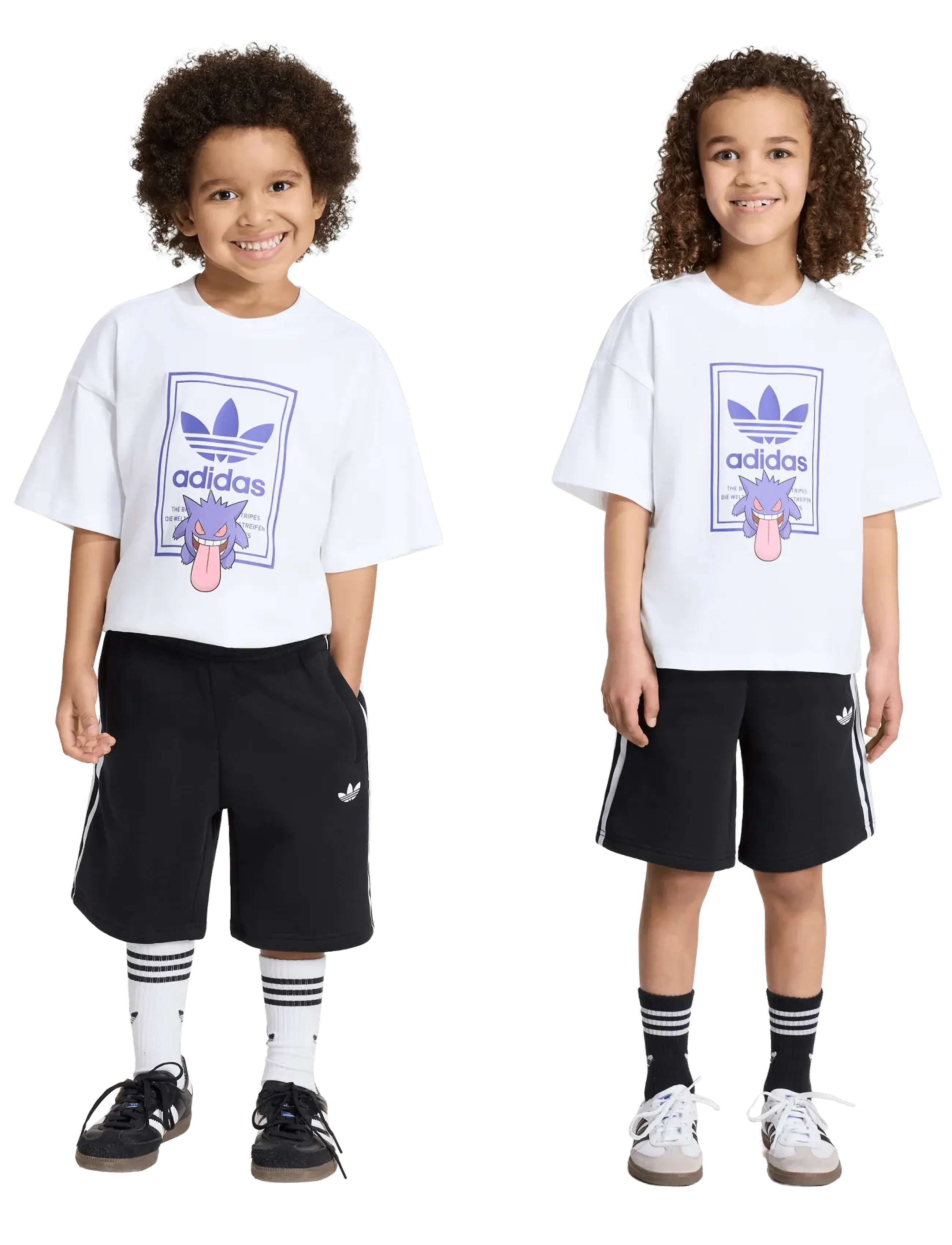 adidas Originals - LOOSE SET - sets with short-sleeved t-shirt - white/black - 3