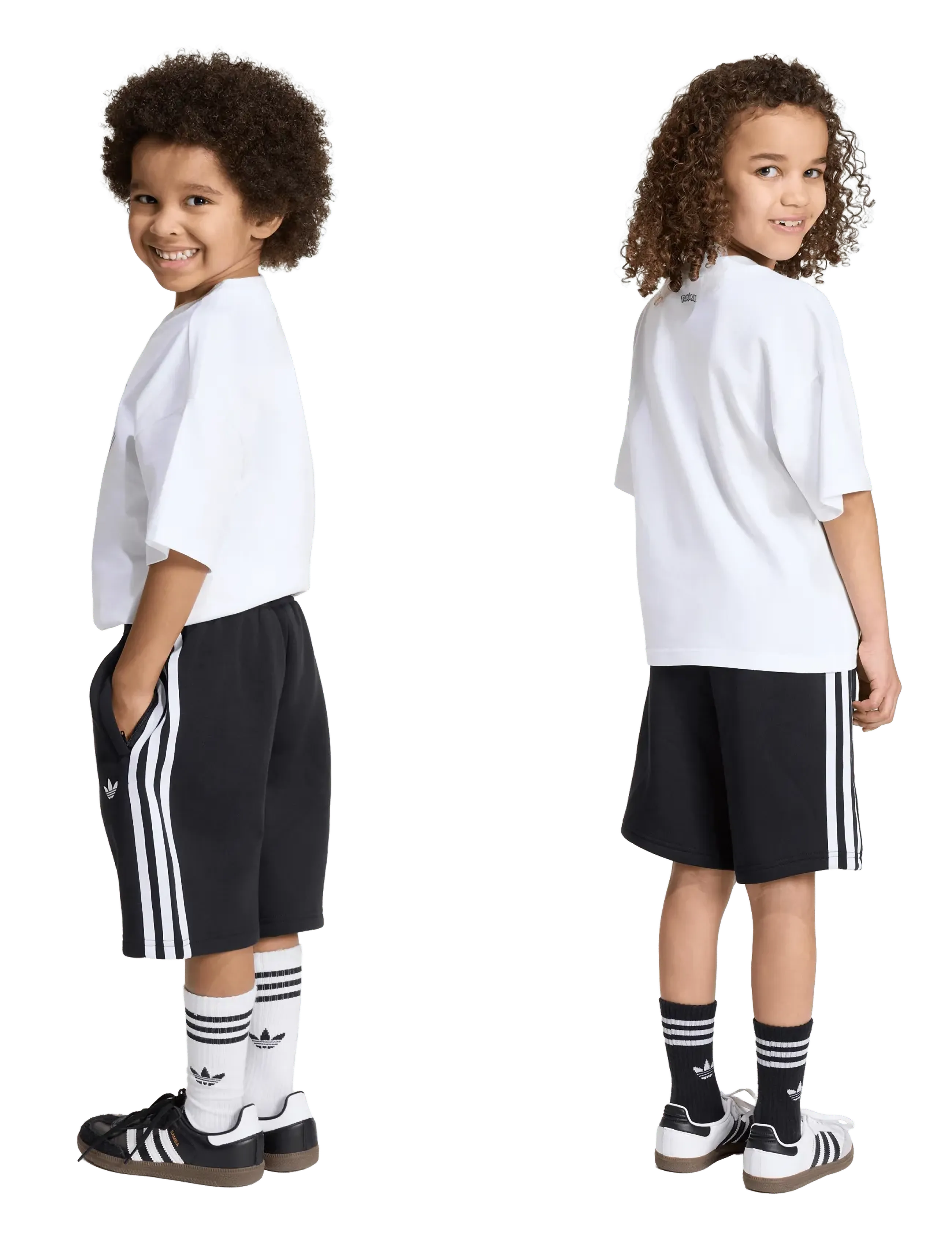 adidas Originals - LOOSE SET - sets with short-sleeved t-shirt - white/black - 4