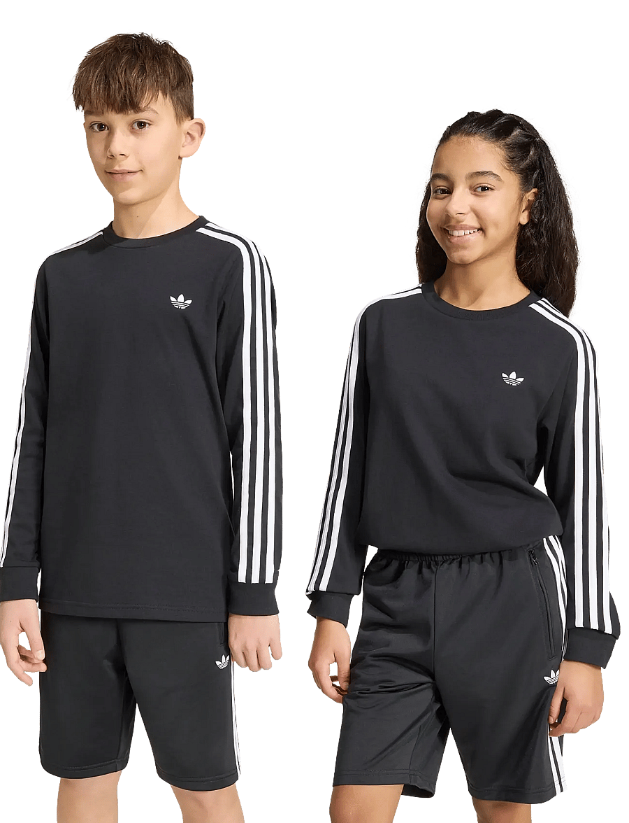 adidas Originals - 3 STRIPE LS - sportoberteile - black - 3