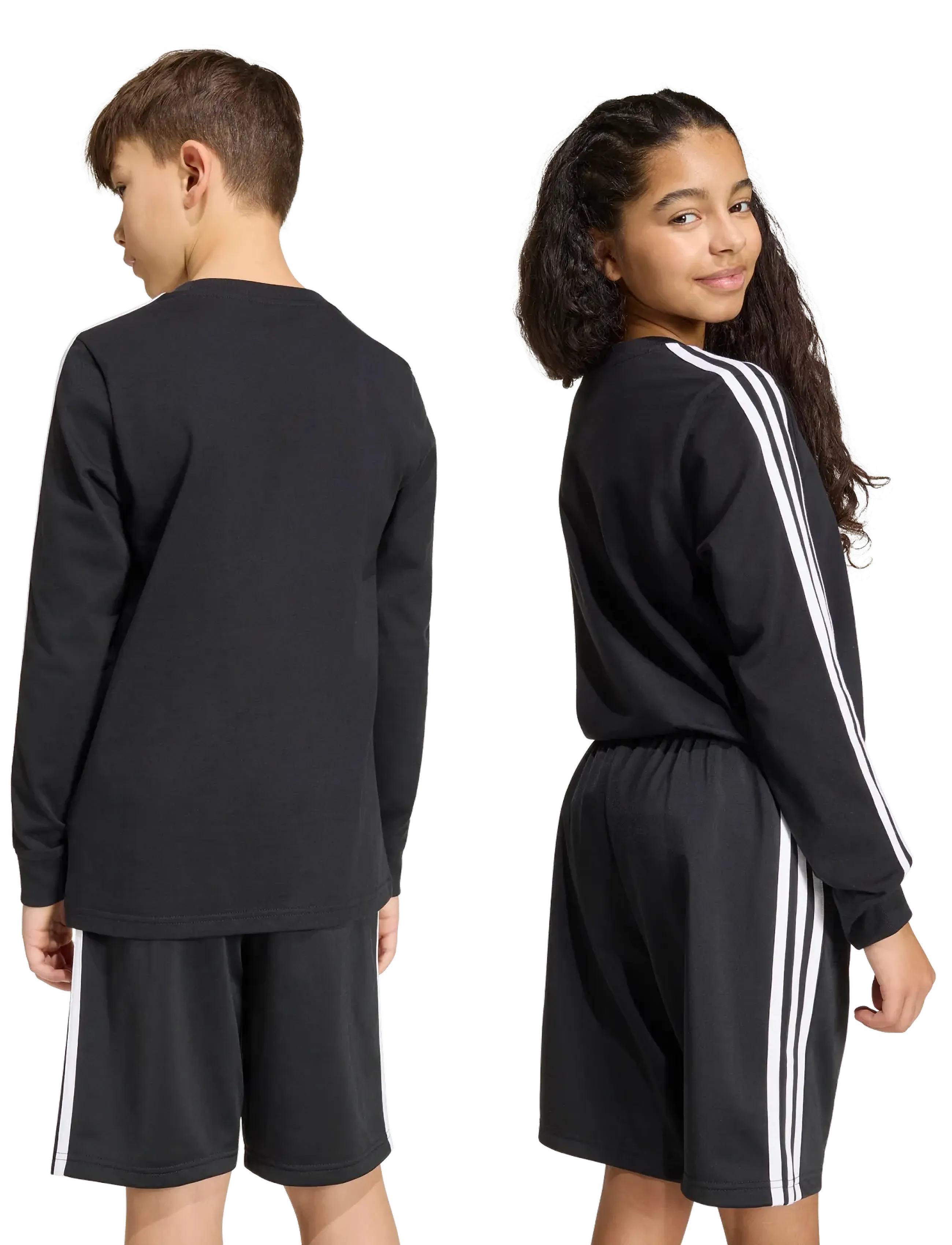 adidas Originals - 3 STRIPE LS - sportoberteile - black - 4