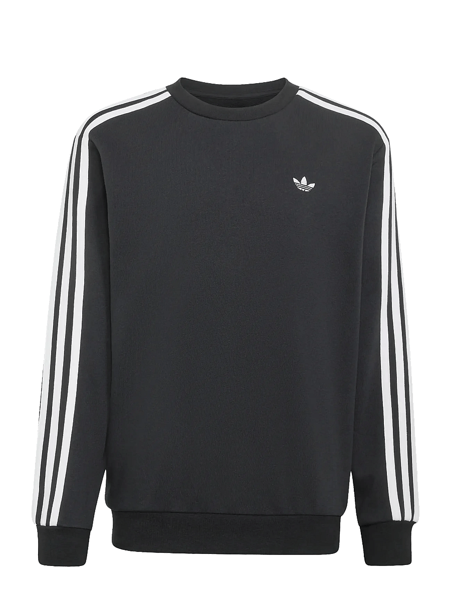 adidas Originals - 3 STRIPE CREW - dressipluusid - black - 1
