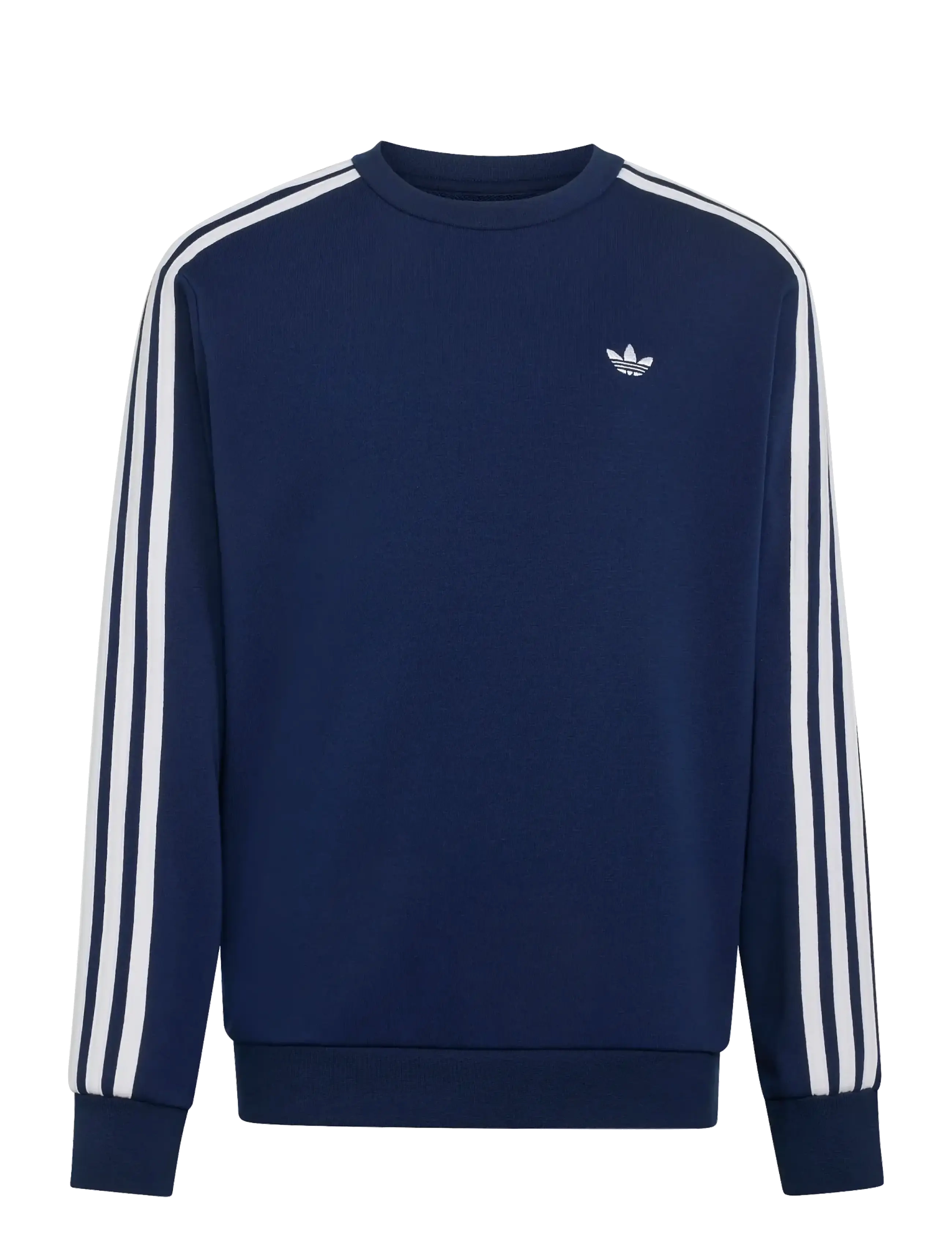 adidas Originals 3 STRIPE CREW - adidas - NINDIG / navy