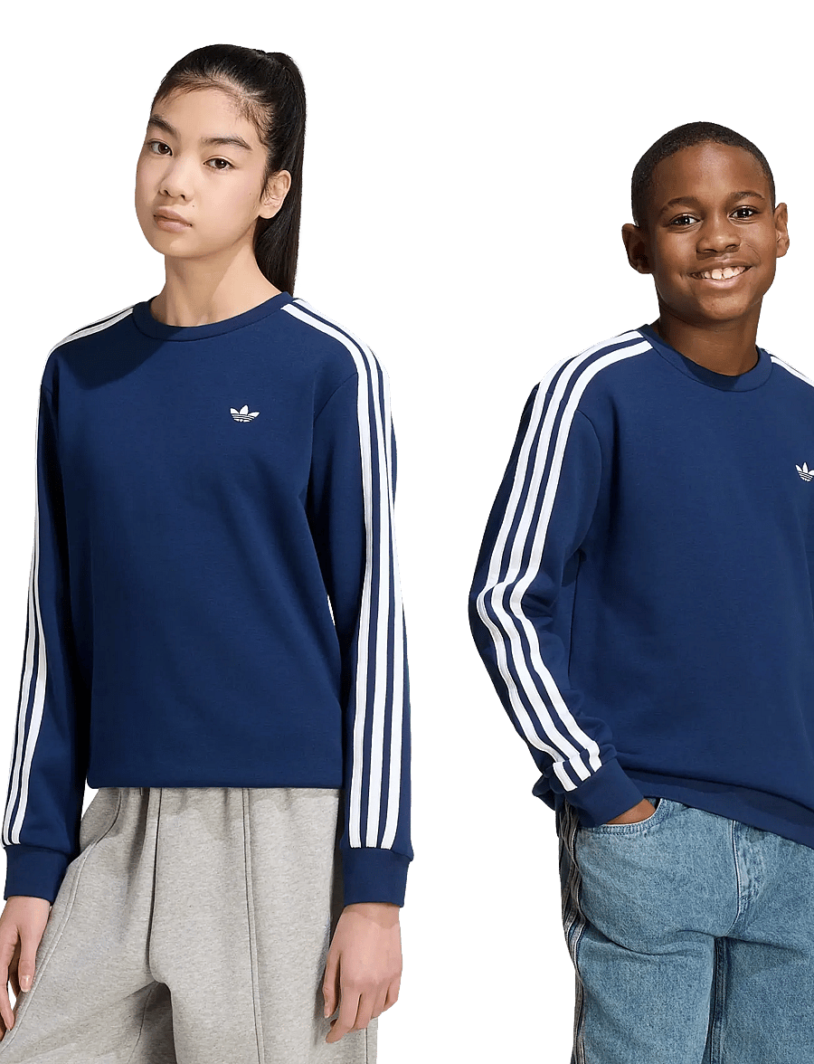 adidas Originals - 3 STRIPE CREW - sweatshirts - nindig - 2