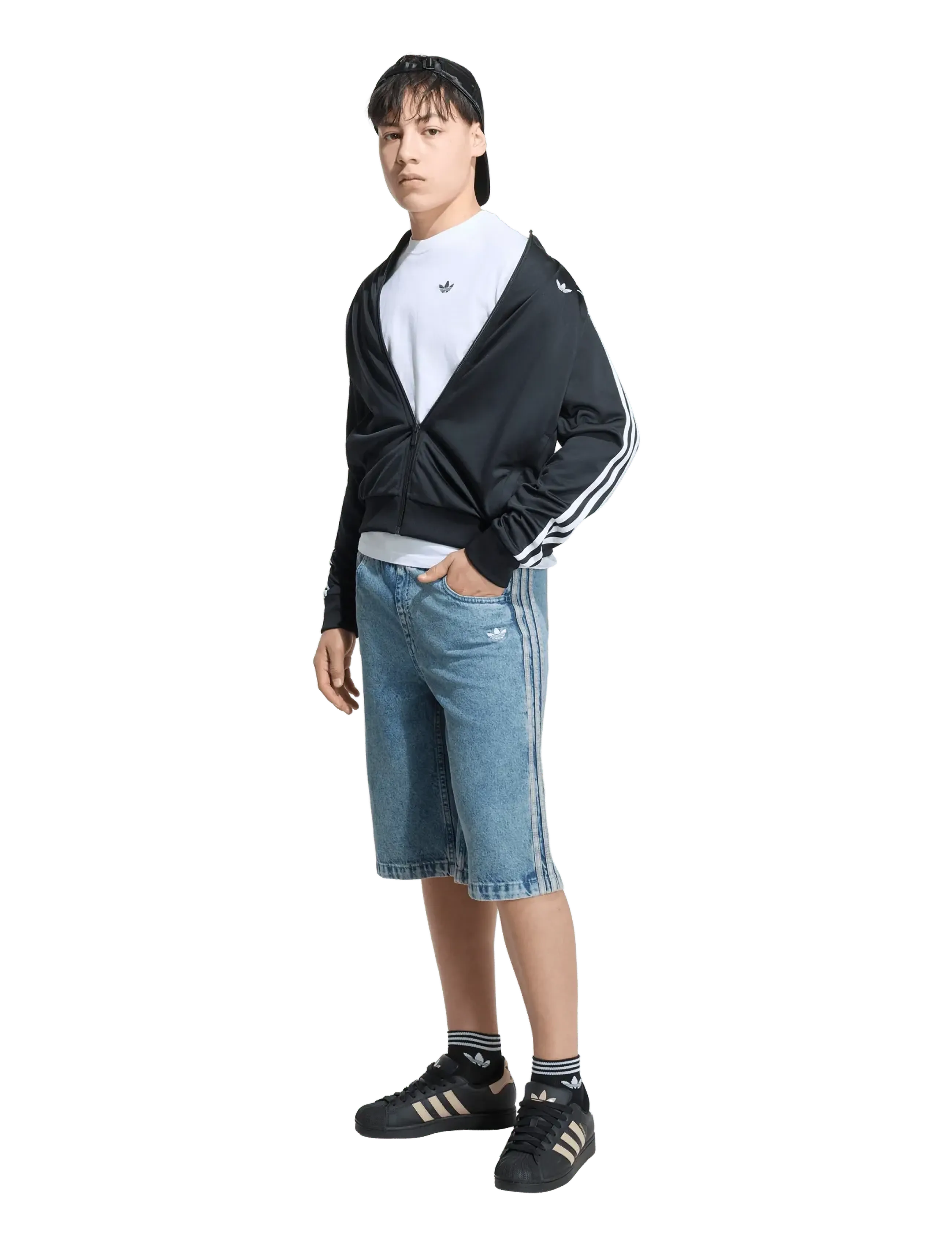 adidas Originals LO DENIM JORTS - Nederdelar - WORBLU / blue