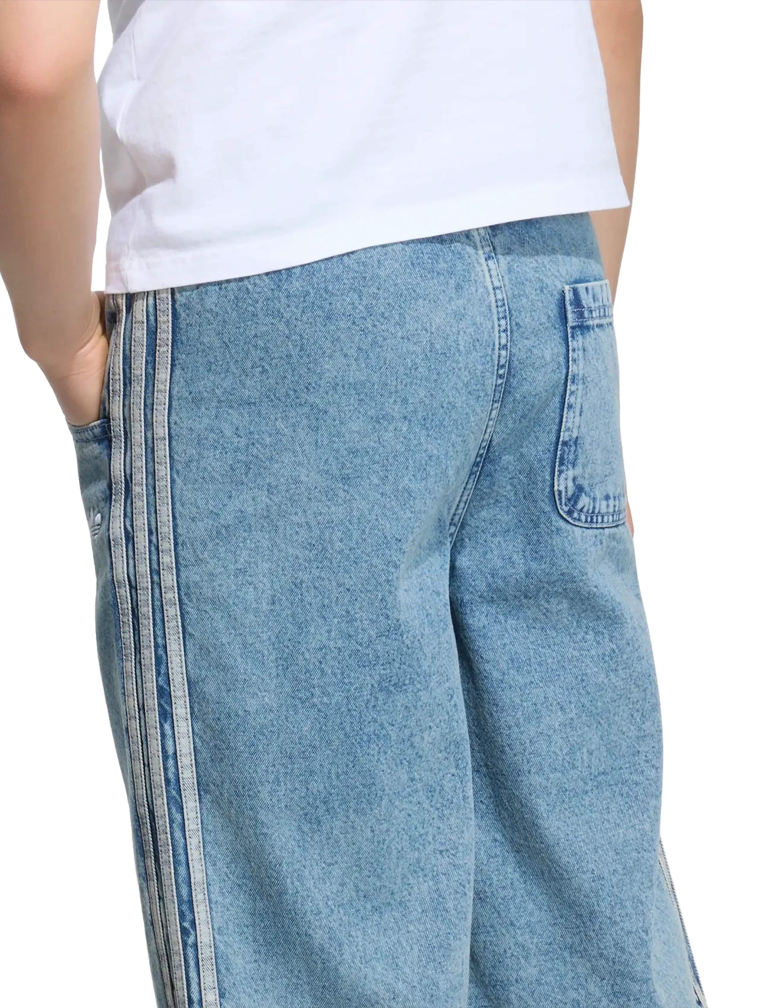 adidas Originals - LO DENIM JORTS - worblu - 2