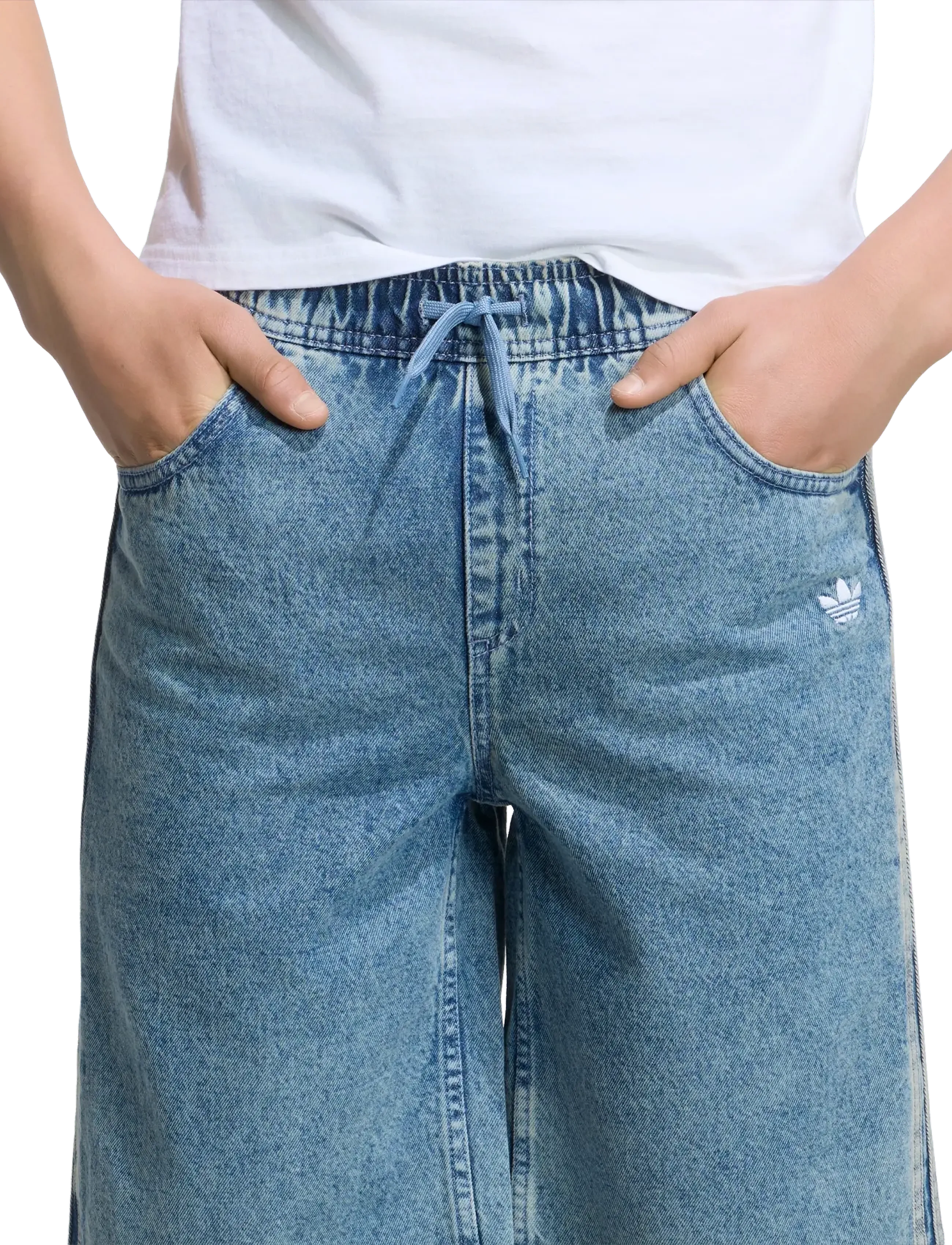 adidas Originals - LO DENIM JORTS - worblu - 3