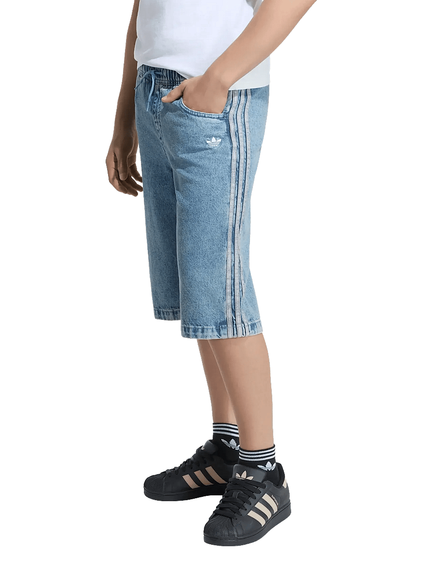 adidas Originals - LO DENIM JORTS - jeansshorts - worblu - 4