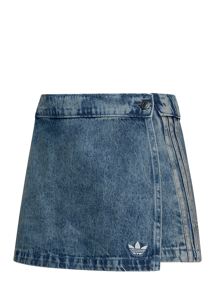 adidas Originals - DENIM SKORT - denimnederdele - worblu - 1