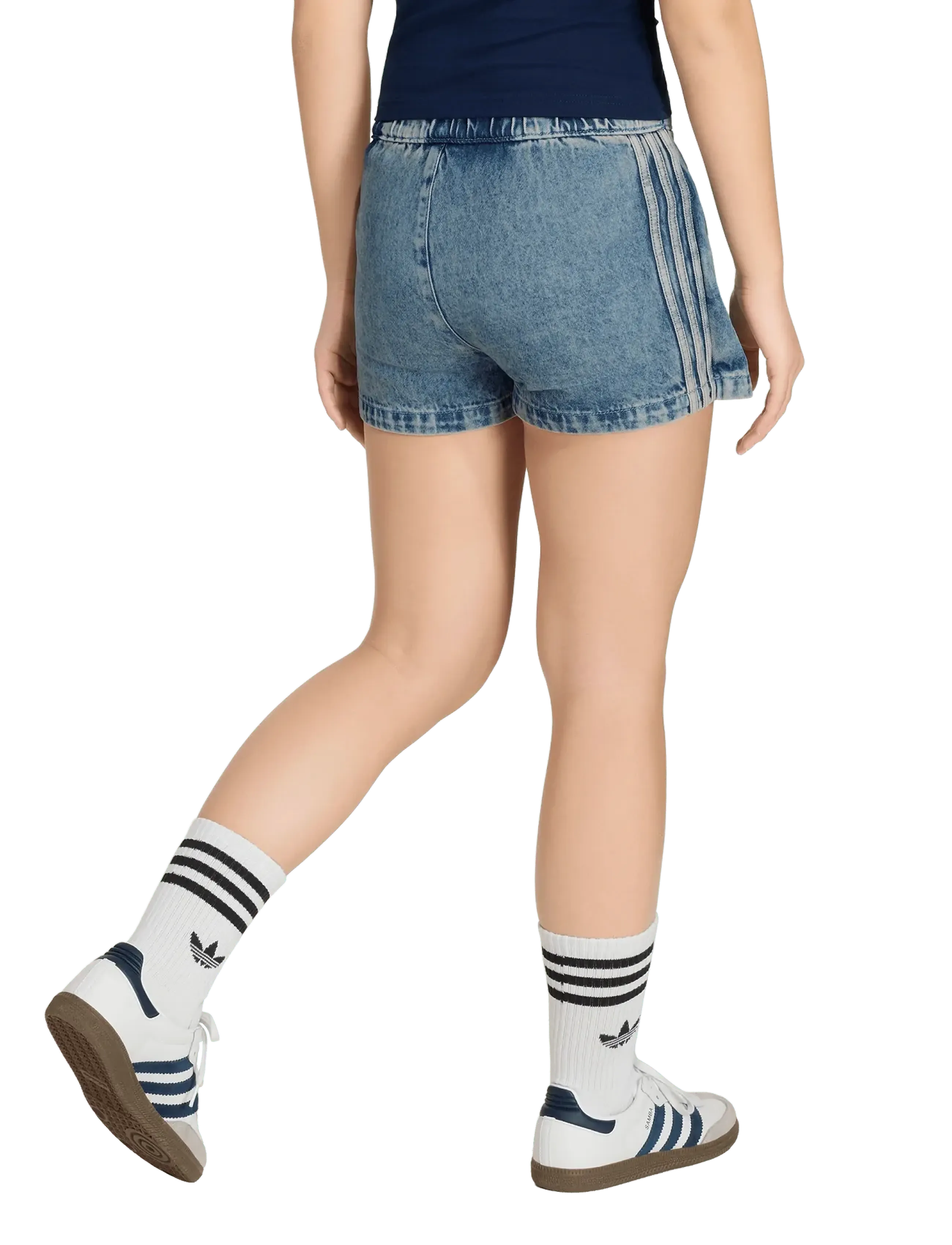 adidas Originals - DENIM SKORT - denimnederdele - worblu - 5