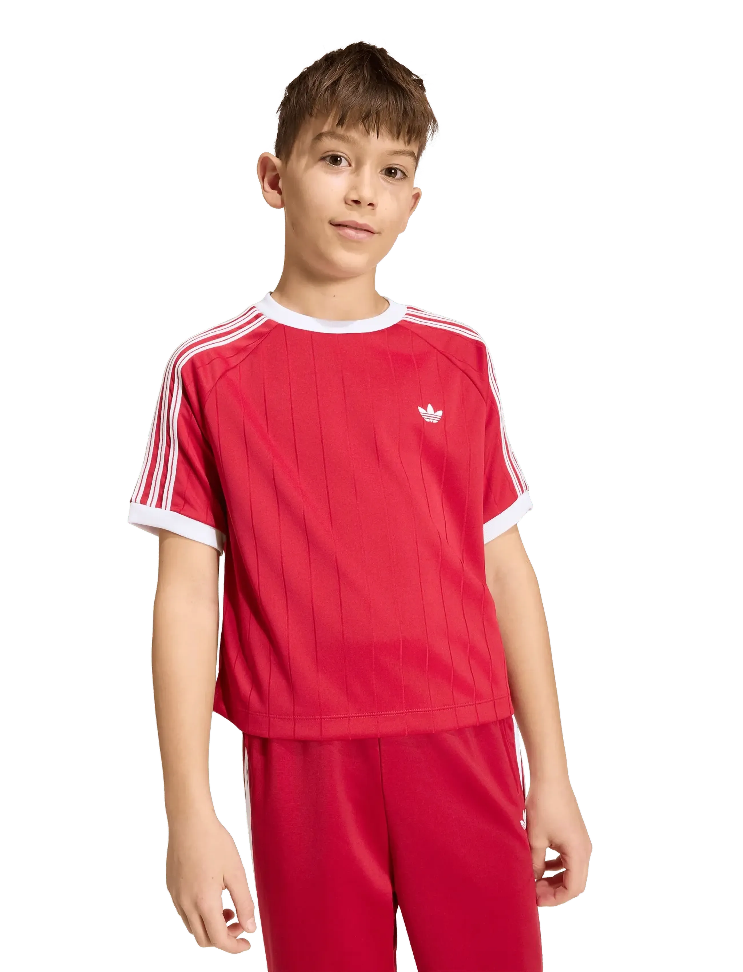 adidas Originals Lo Short Tee, Børn, Kort T-shirt, Rød, Str: 164