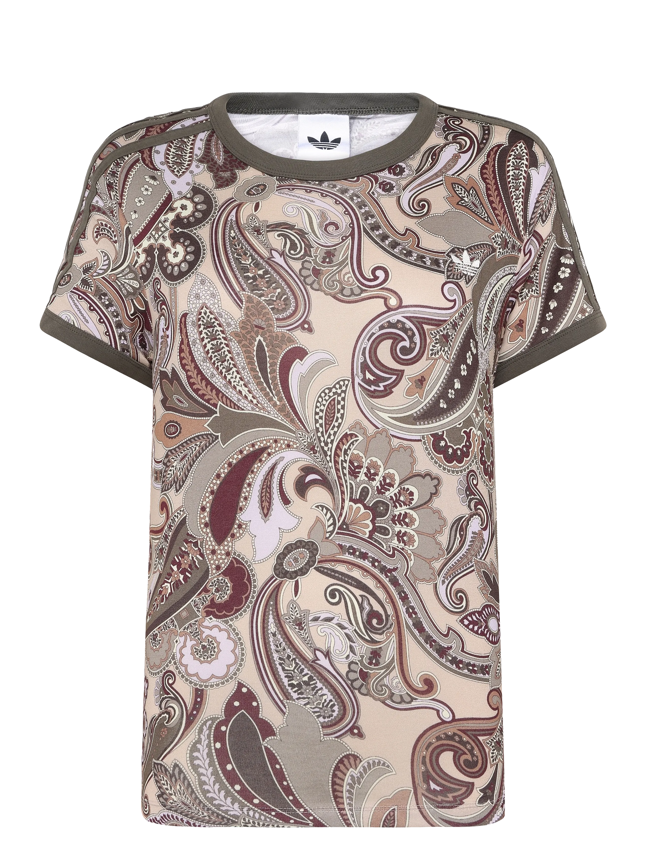 ADIDAS ORIGINALS 3S Tee Slim Beige - XXL - Damen