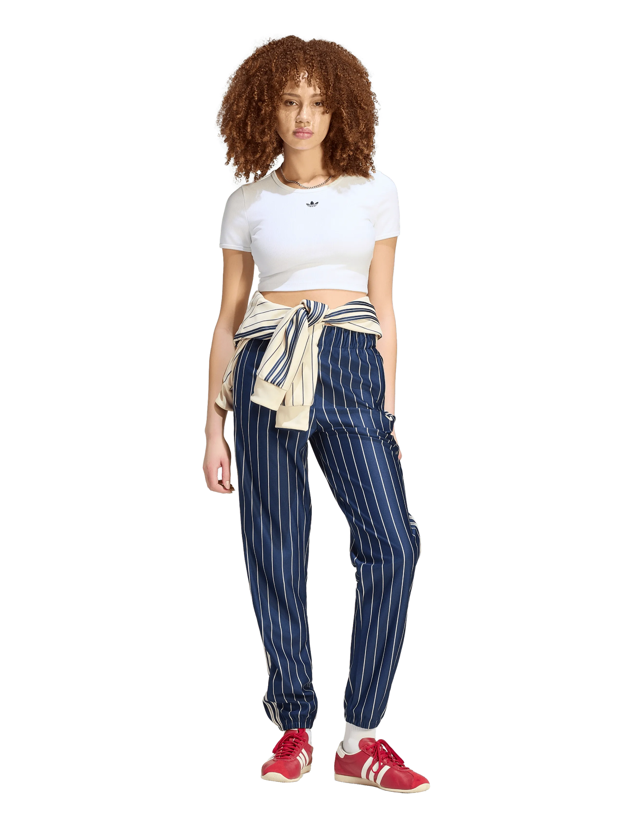 adidas Originals PINSTRIPE TP - Hosen - NINDIG/WARVAN / navy