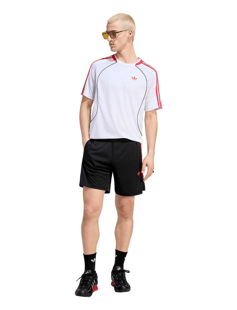 adidas Originals - TEAMGEIST TEE - t-shirts - white/purrub - 0
