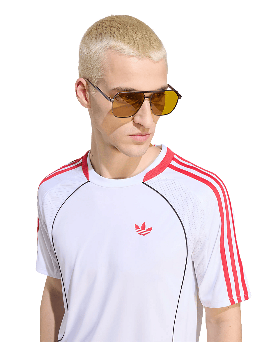 adidas Originals - TEAMGEIST TEE - t-shirts - white/purrub - 2