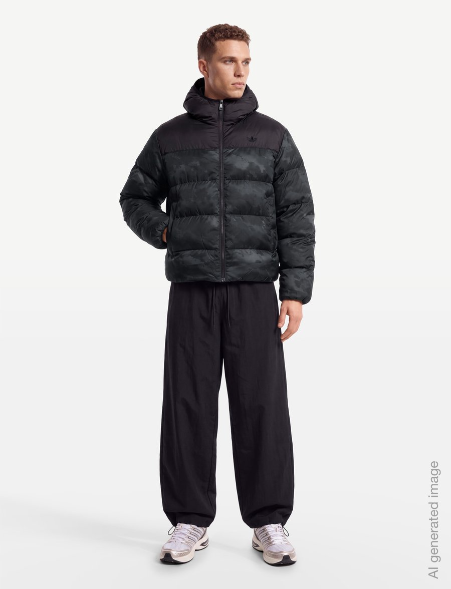 adidas Originals - CAMO REGEN JKT - dunjackor - black - 0