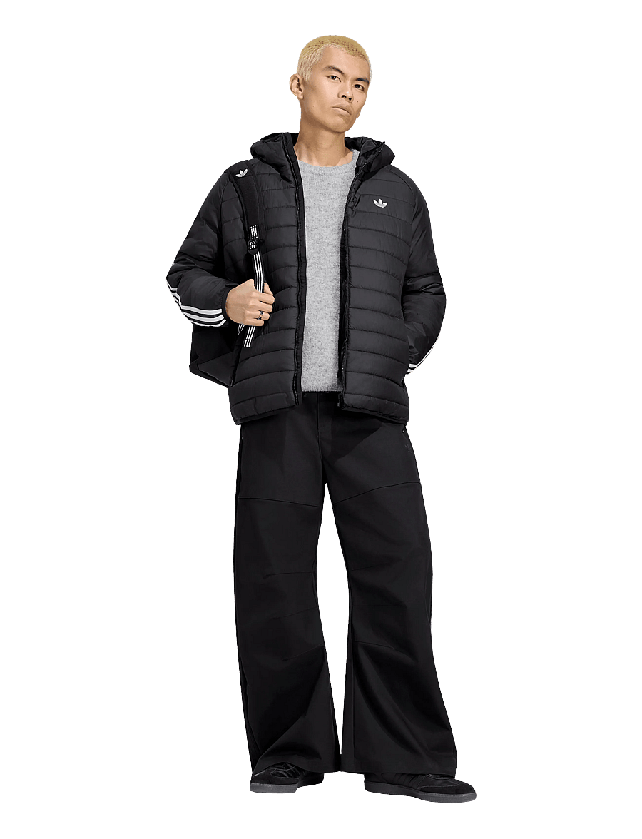 adidas Originals - PADDED JKT - down jackets - black - 0