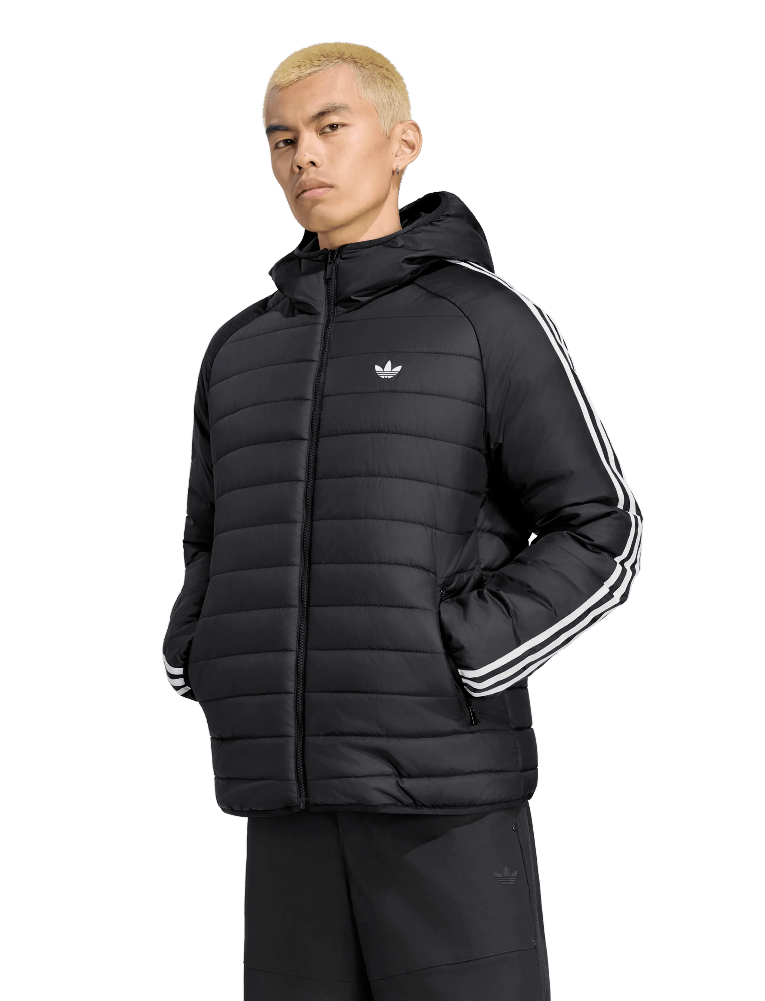 adidas Originals - PADDED JKT - down jackets - black - 2