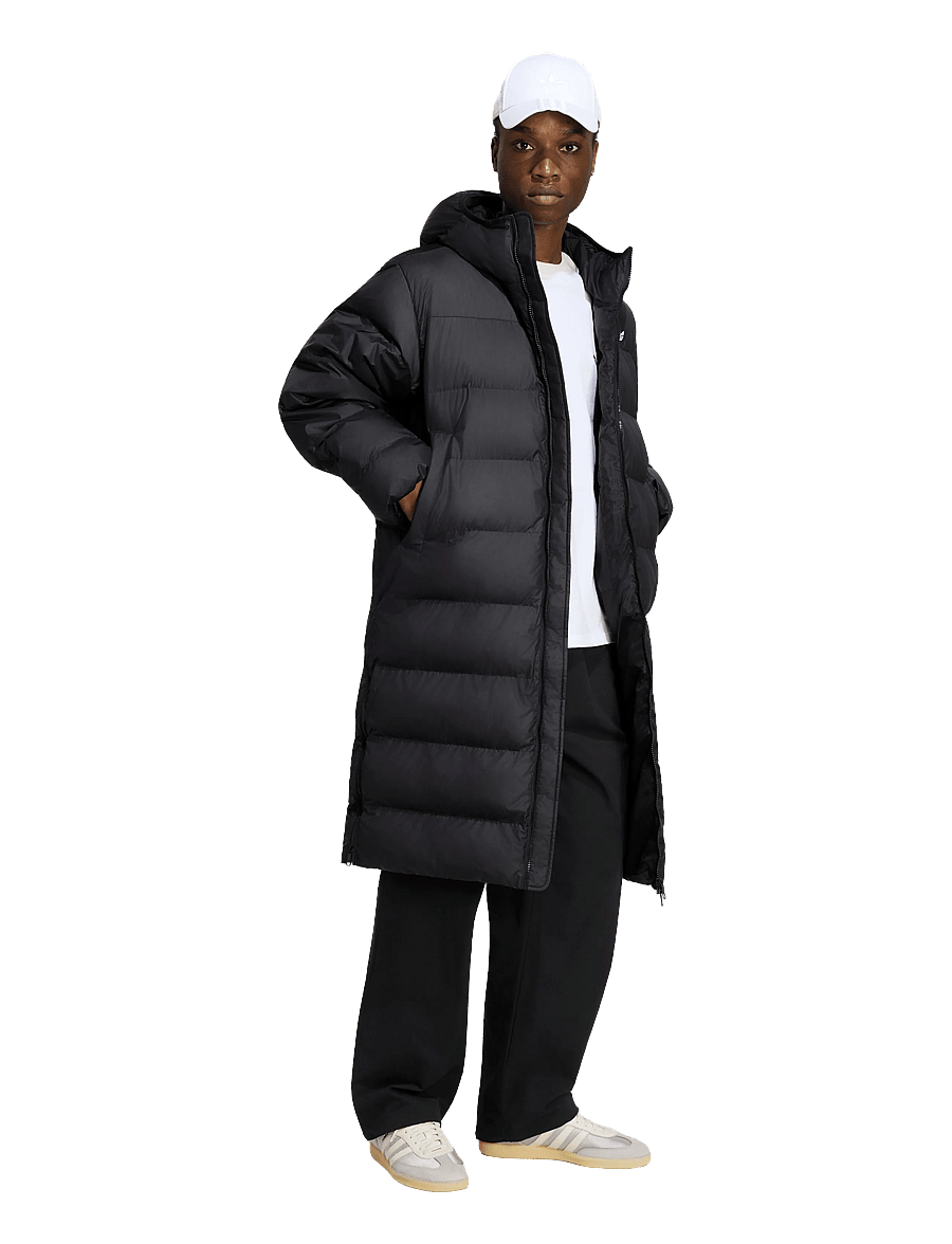 adidas Originals - LONG REGEN - parkas - black - 0