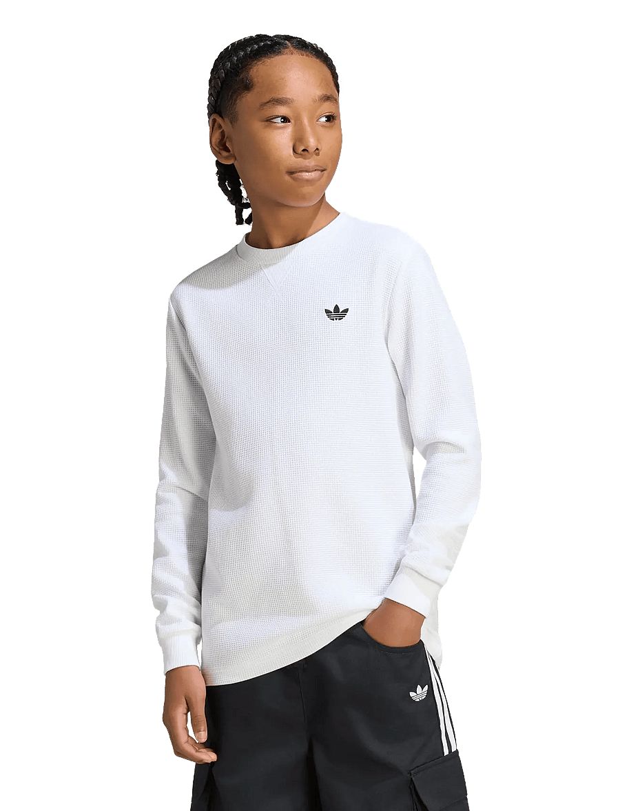 adidas Originals - WAFFLE LS - langærmede t-shirts - white - 2