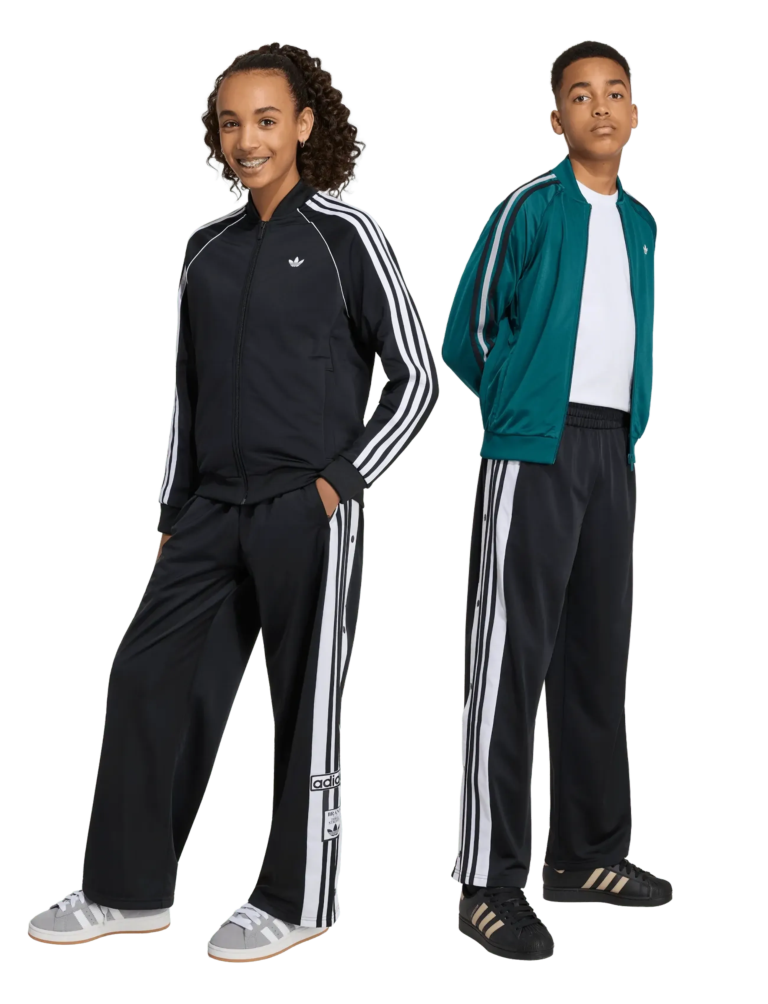 adidas Originals - ADIBREAK LO PT - joggings - black/white - 2