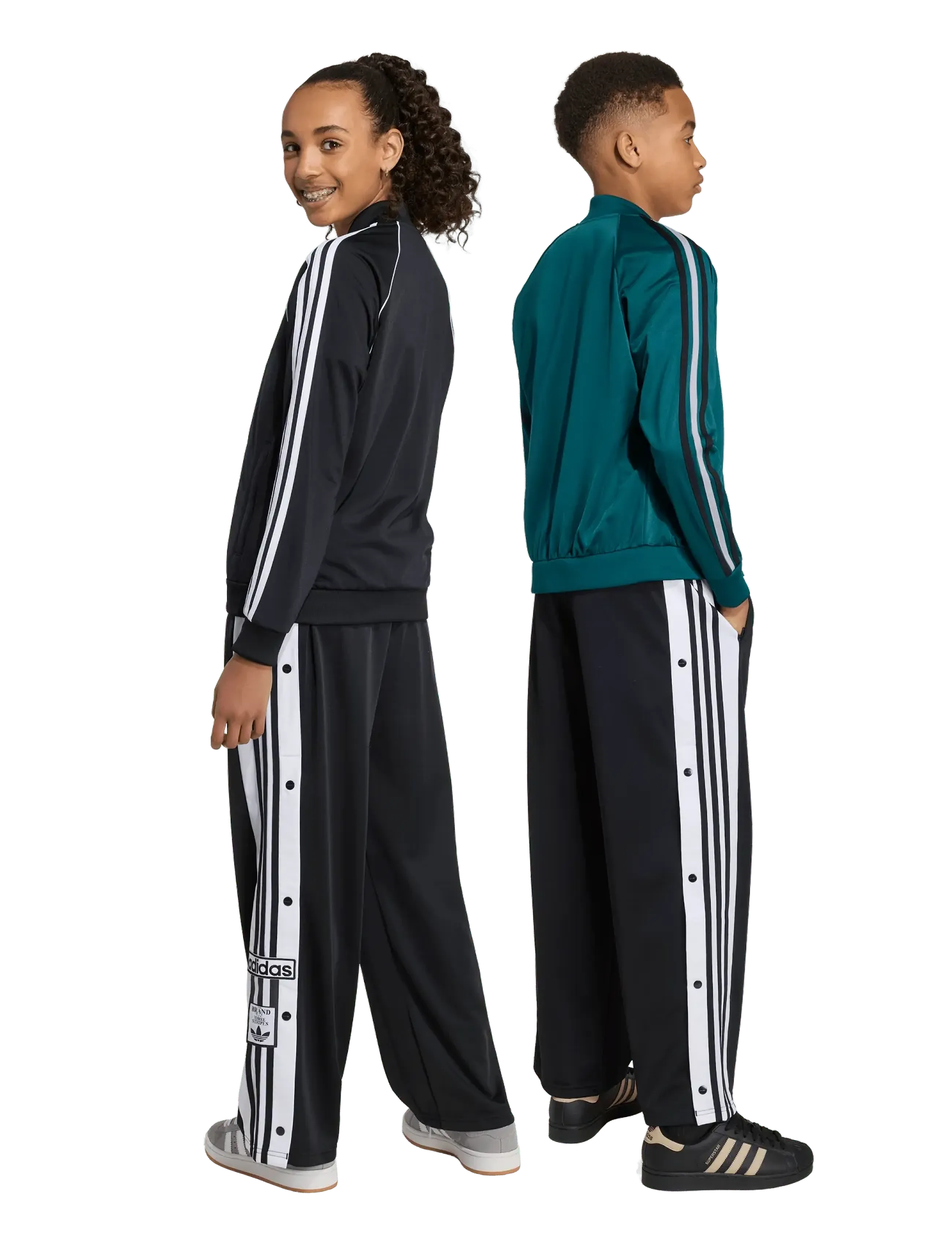 adidas Originals - ADIBREAK LO PT - joggings - black/white - 3