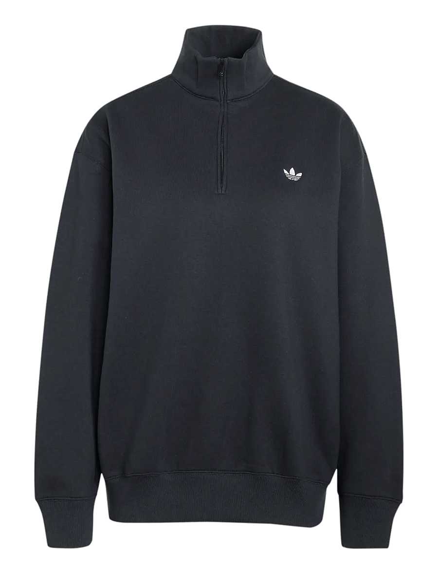 adidas Originals - ESS FL CRW - sweatshirts - black - 1
