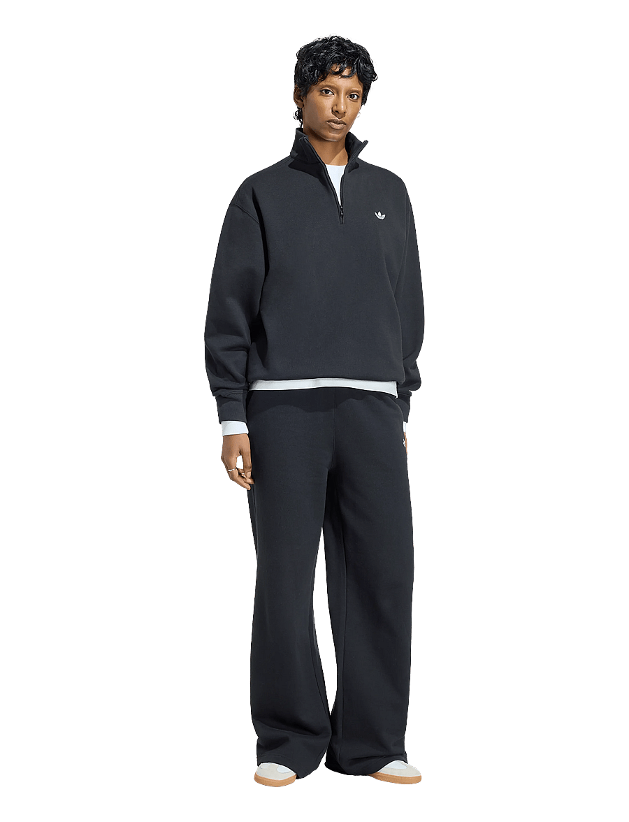 adidas Originals - ESS FL CRW - sweatshirts - black - 0