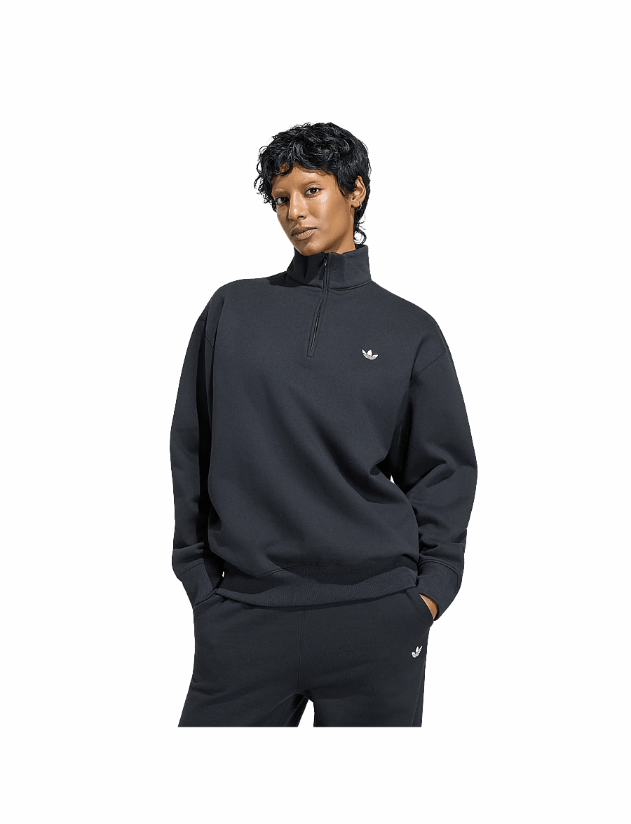 adidas Originals - ESS FL CRW - sweatshirts - black - 2