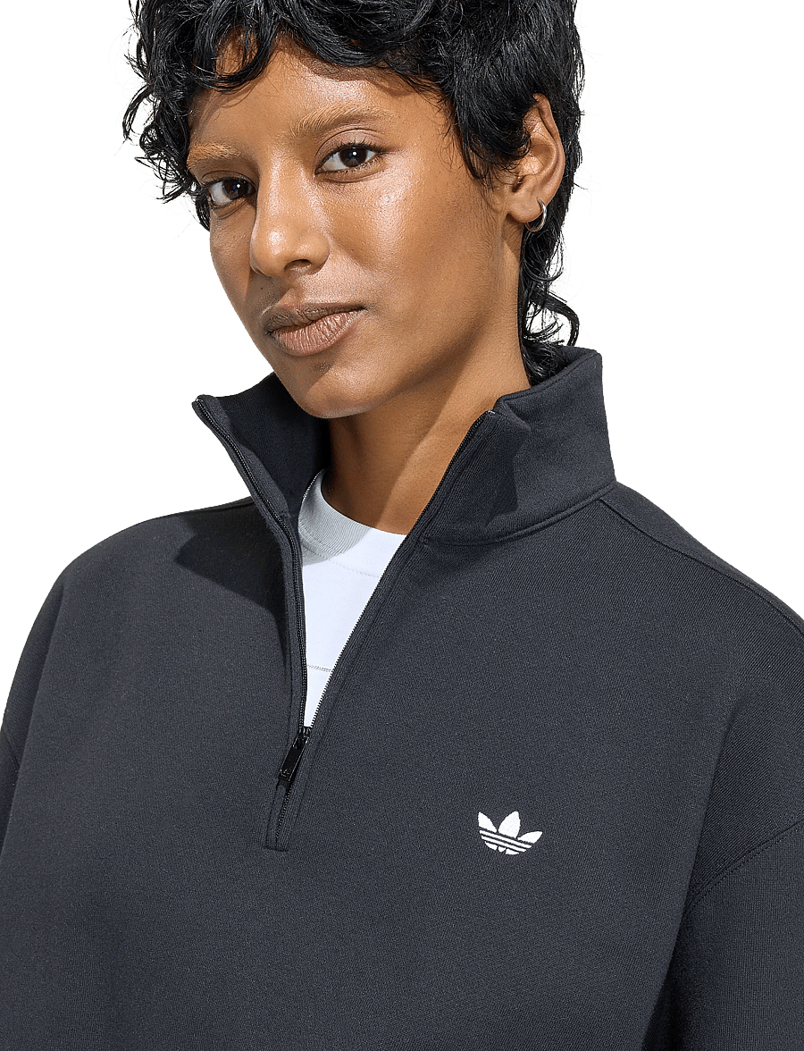 adidas Originals - ESS FL CRW - sweatshirts - black - 4