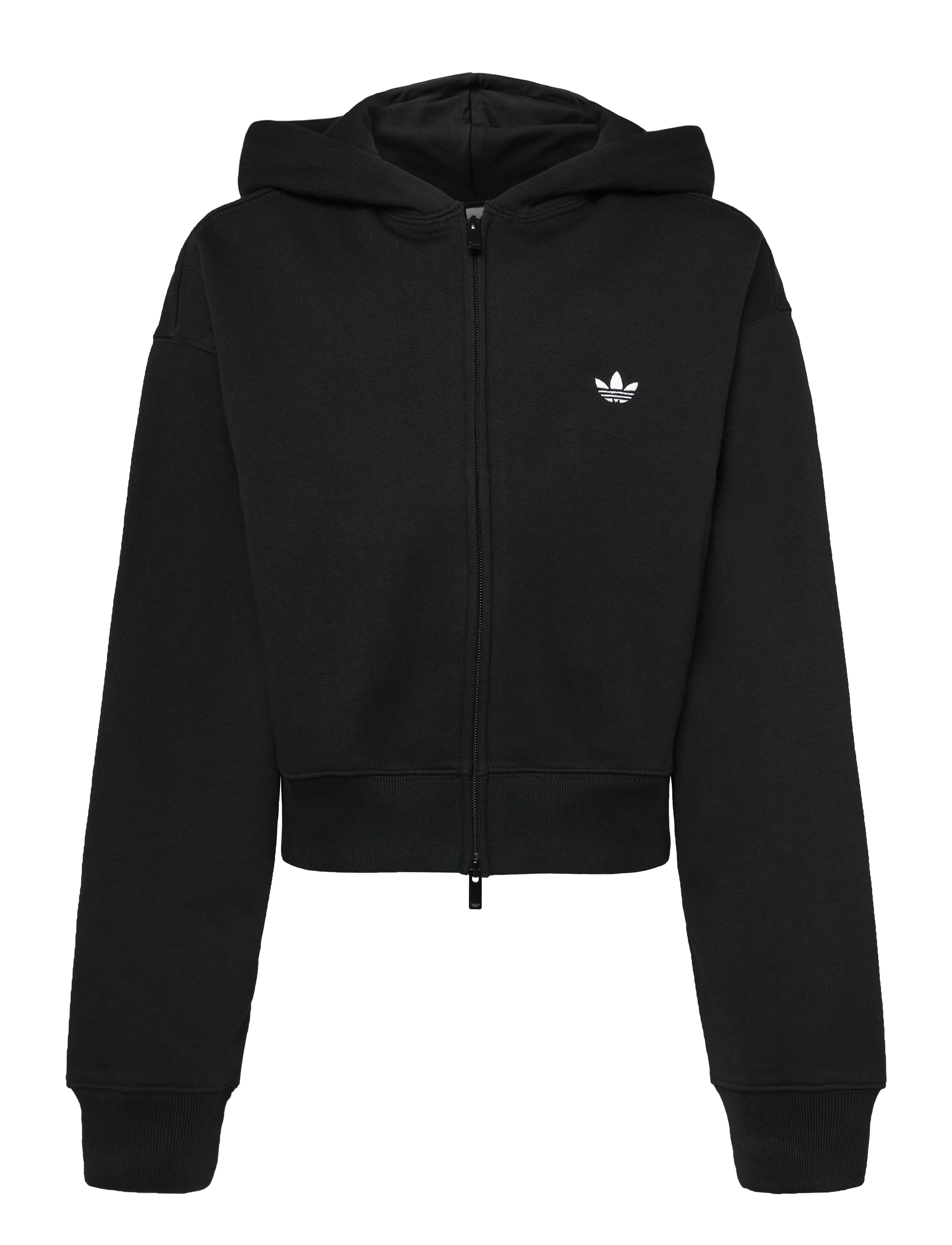 adidas Originals ESS FL CP FZ HD - Kapuzenpullover - BLACK / black