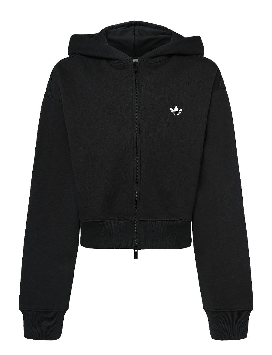 adidas Originals - ESS FL CP FZ HD - huvtröjor - black - 1