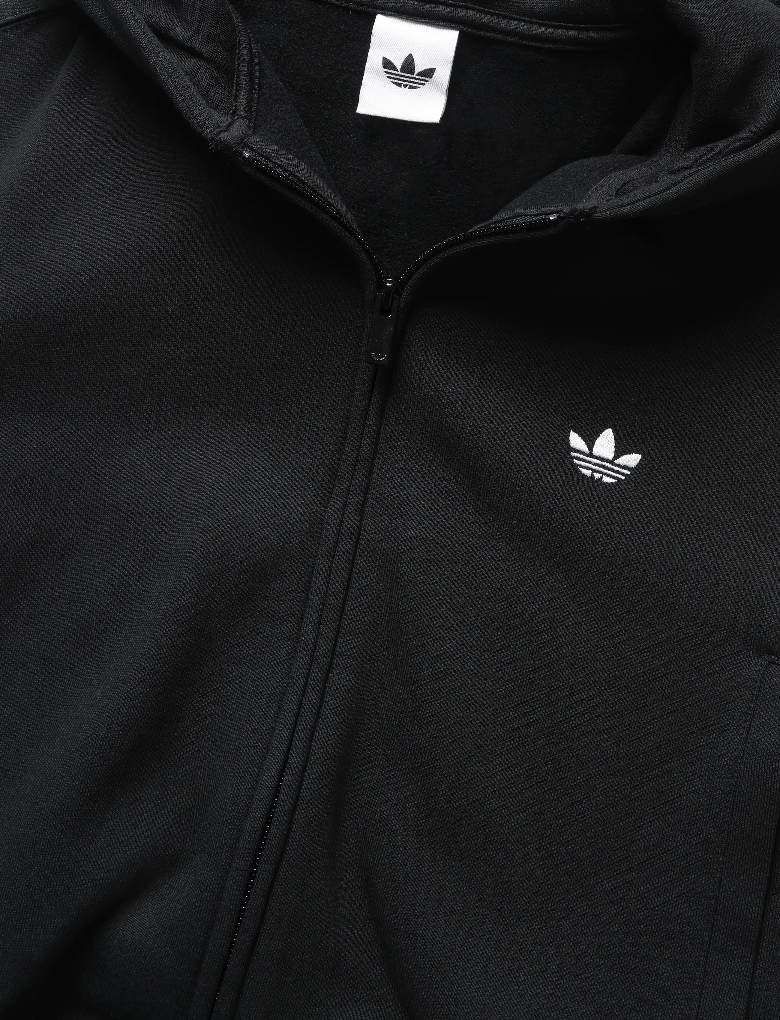 adidas Originals - ESS FL CP FZ HD - sweatshirts - black - 2