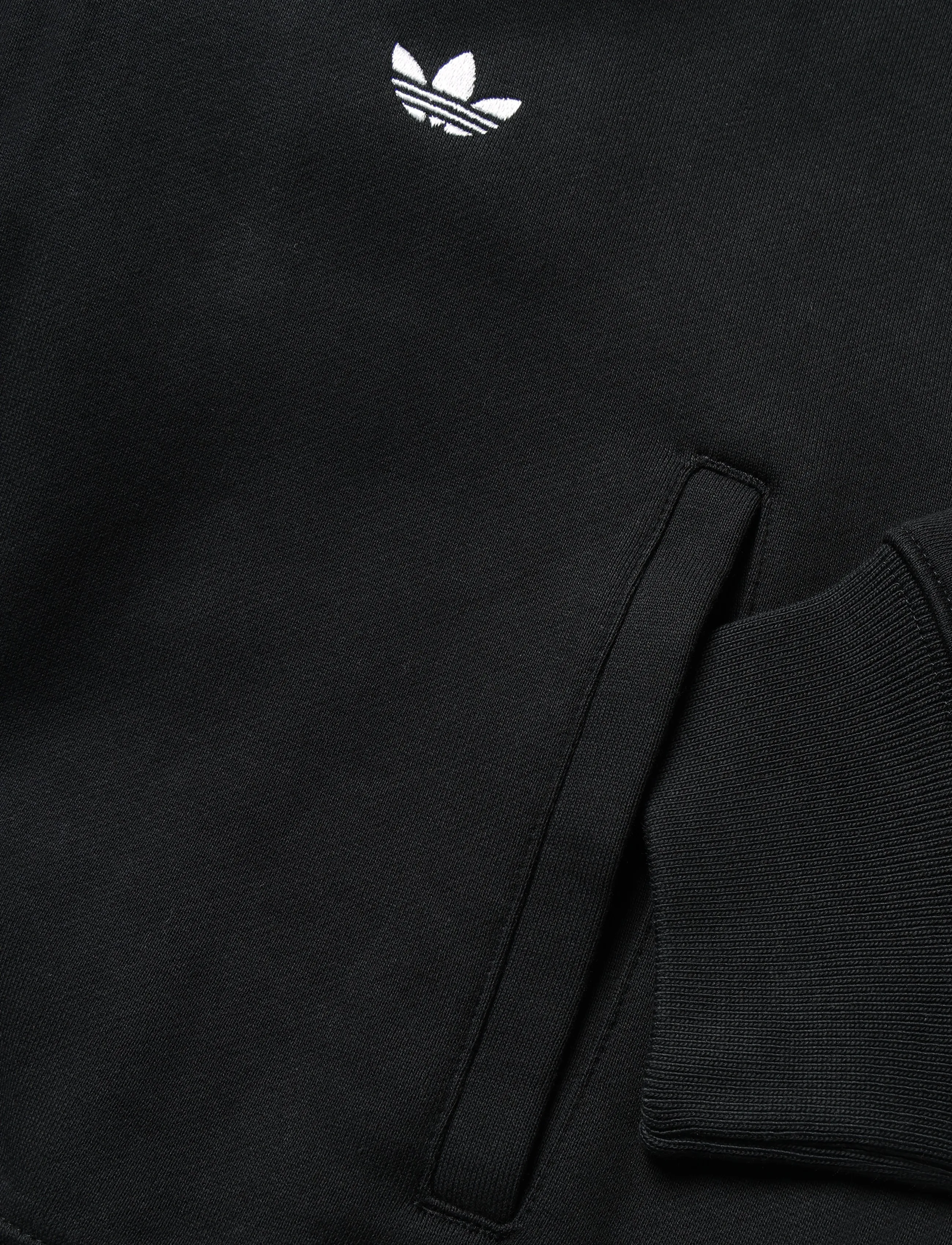 adidas Originals - ESS FL CP FZ HD - sweatshirts - black - 3