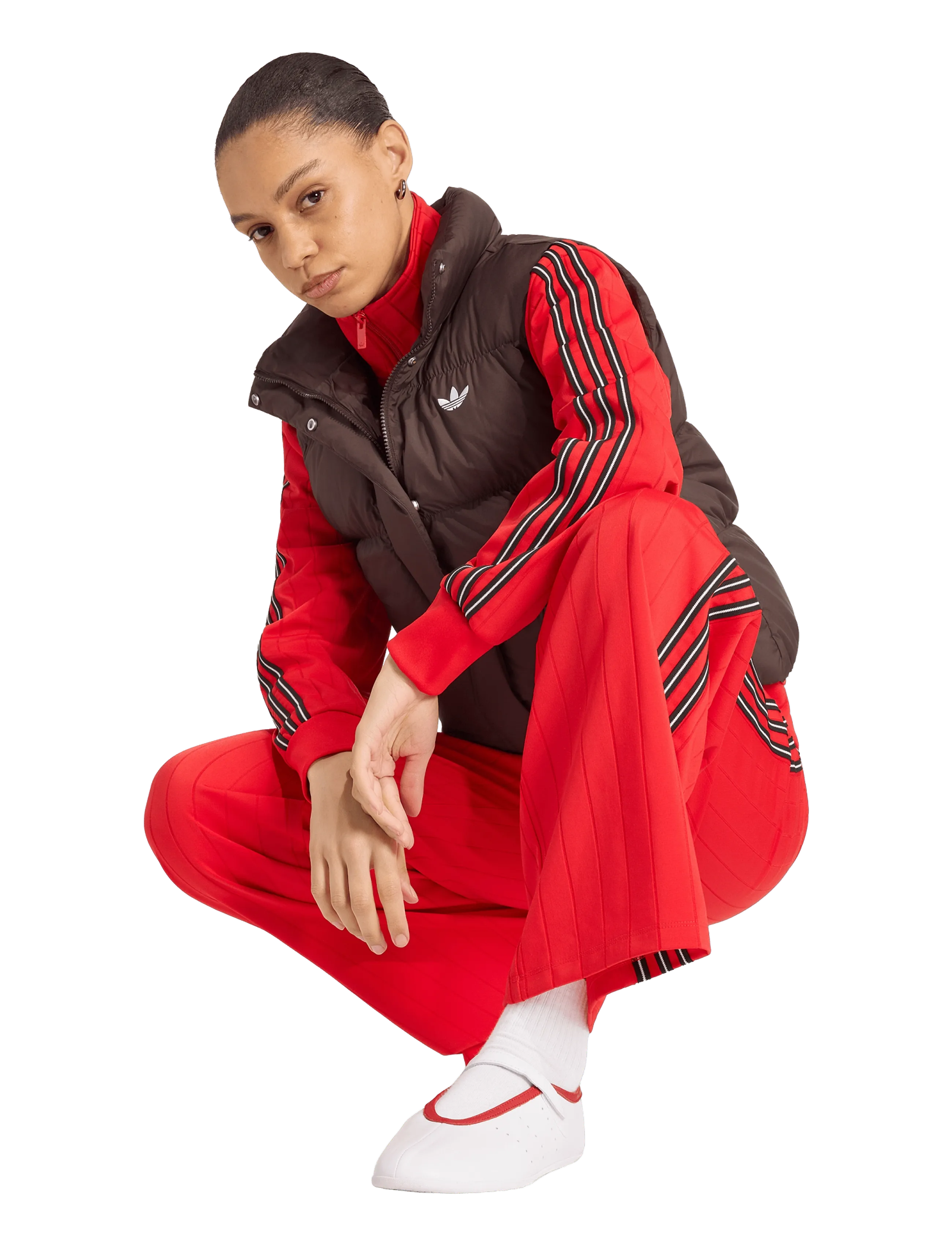 adidas Originals Padded Gilet, M, Sport Oberbekleidung, Braun - Westen, Frauen