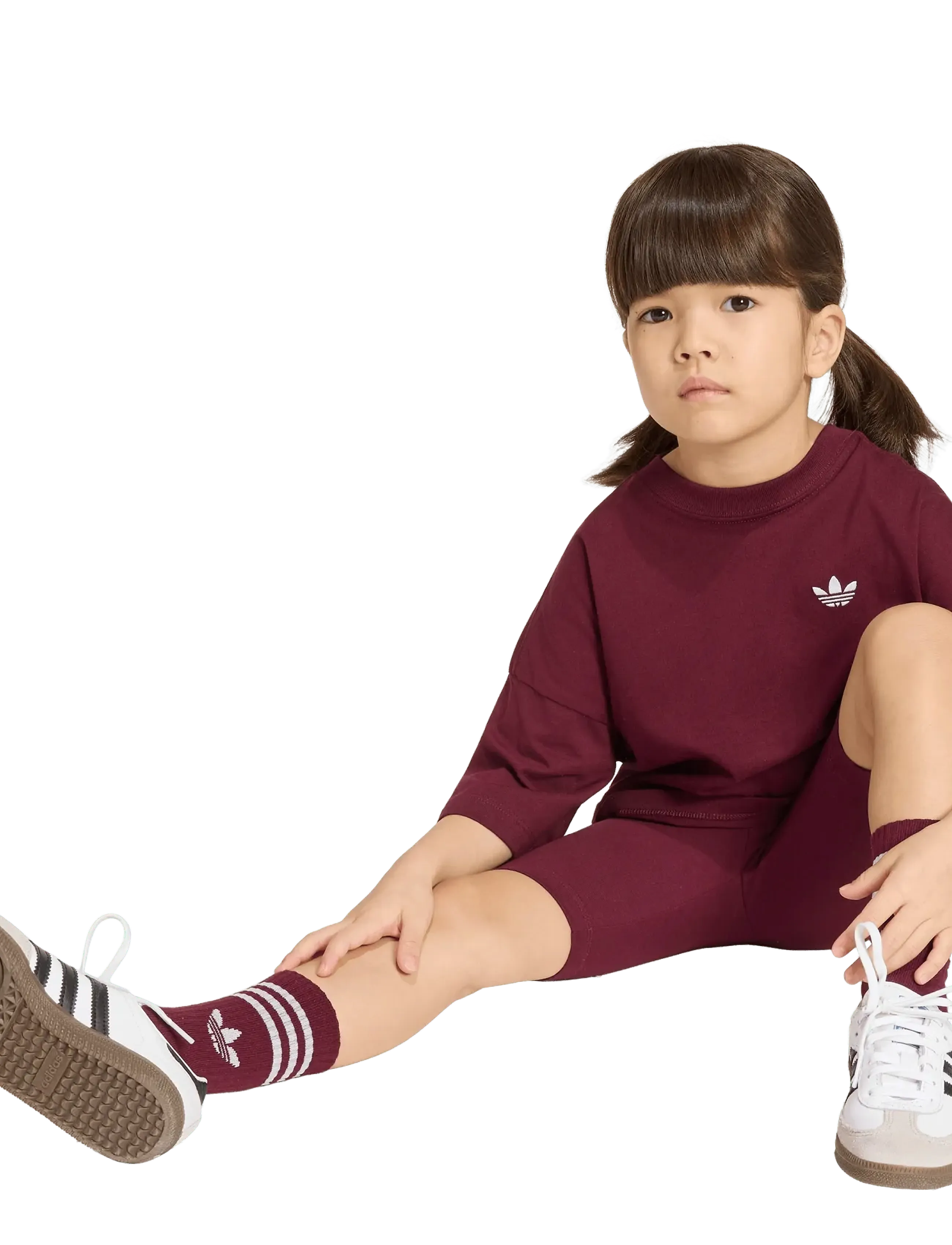 adidas Originals CS TEE SET - Sets - MAROON / burgundy