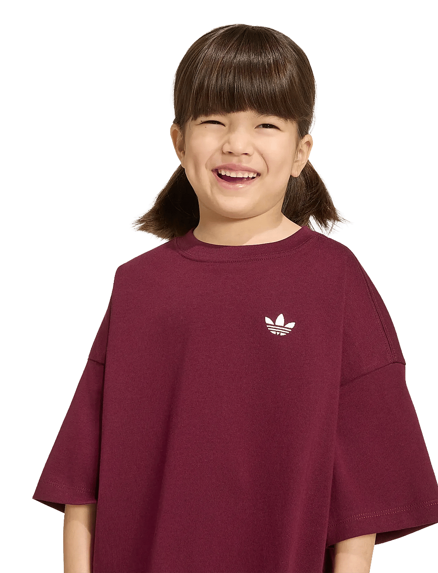 adidas Originals - CS TEE SET - 2-piece sets - maroon - 4