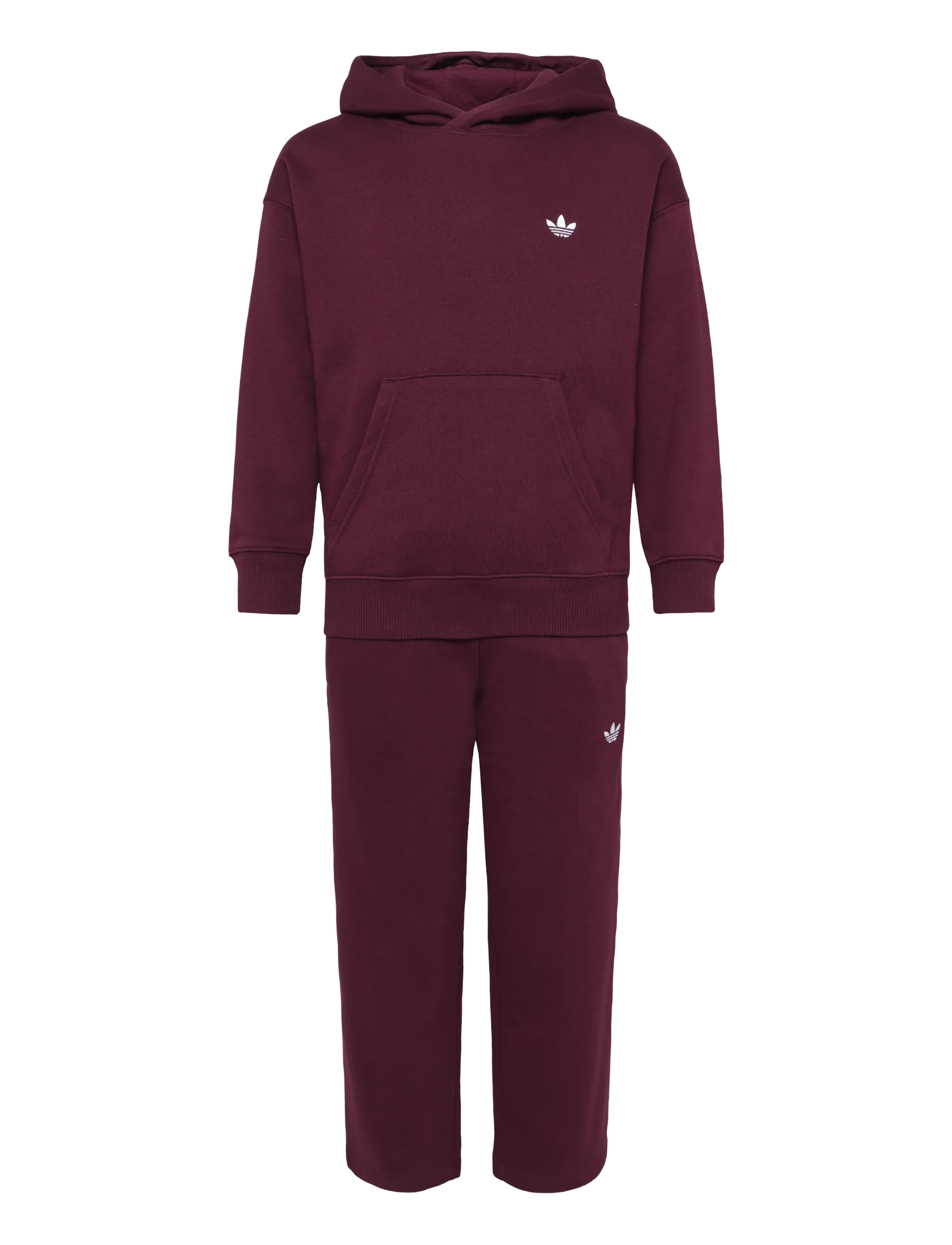 adidas Originals HOODIE PANT SET - Back to school - MAROON / burgundy