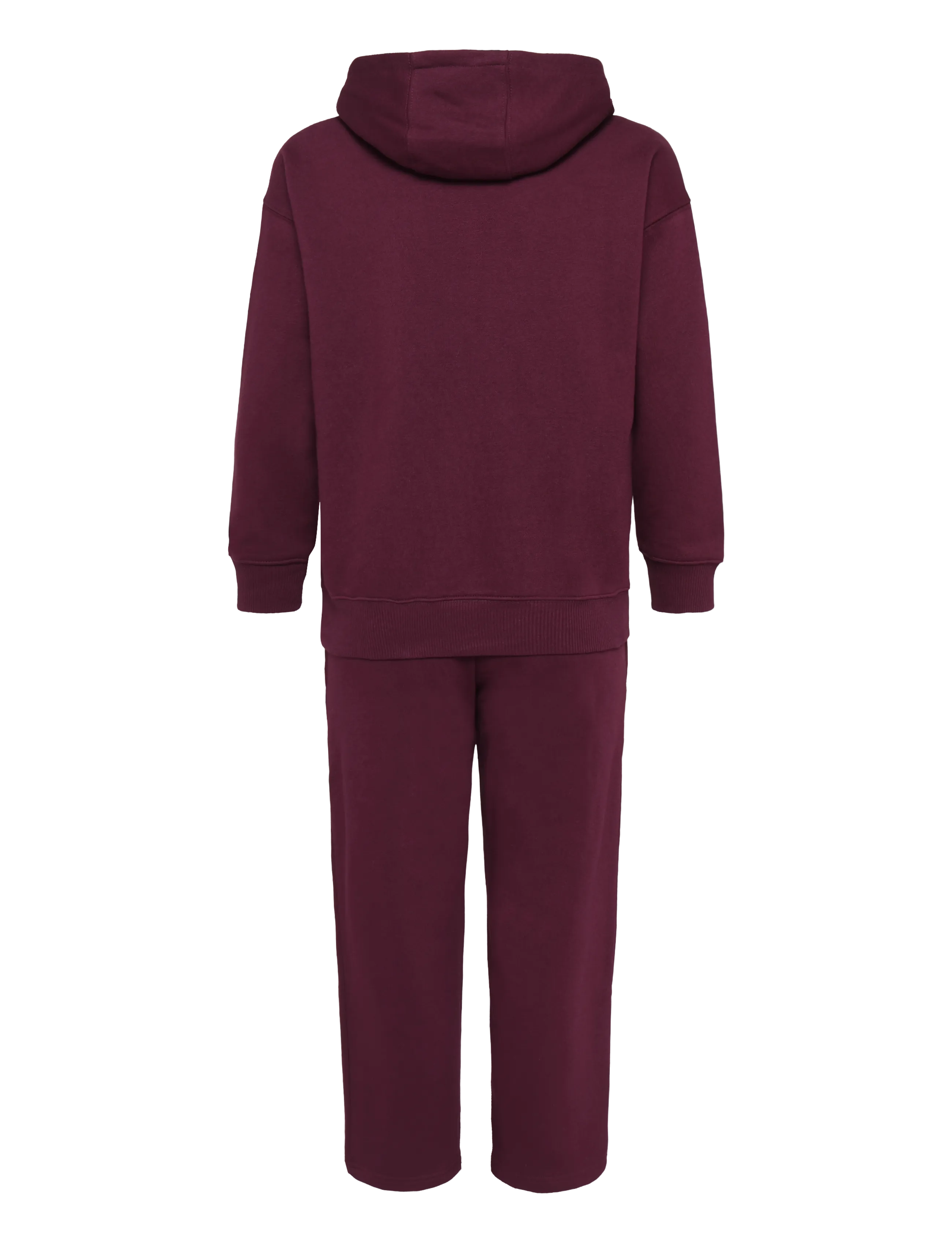 adidas Originals - HOODIE PANT SET - trainingsanzug - maroon - 1