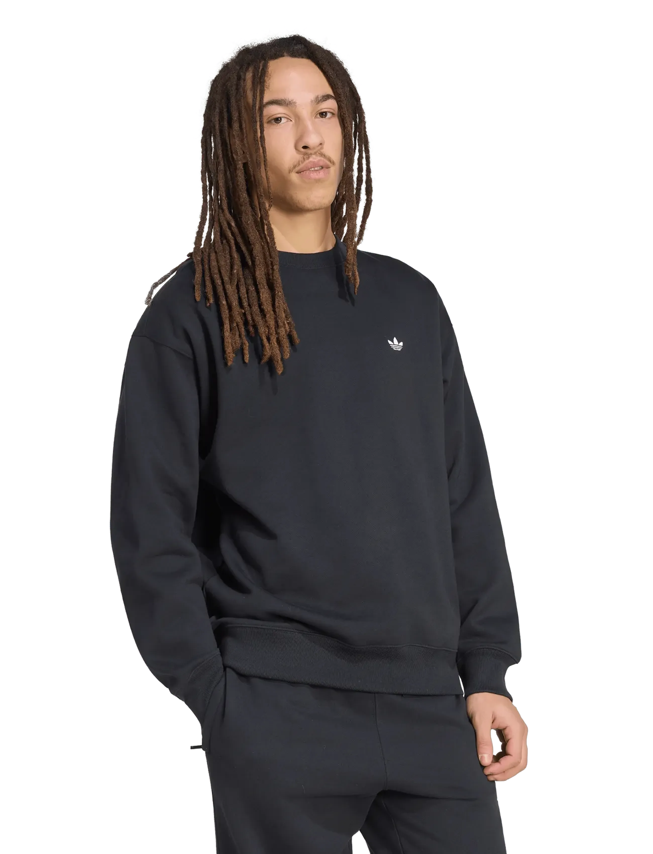 adidas Originals - ESS LOOSE CREW - sügisene kokkuhoid - black - 3